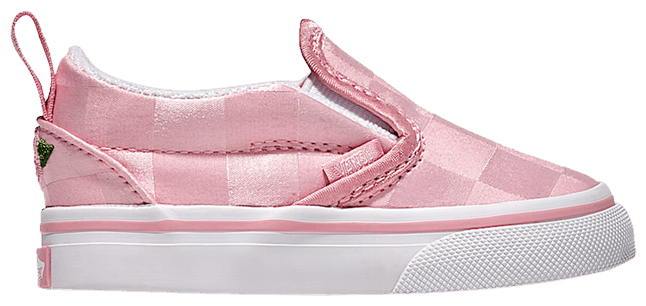 Vans Classic Slip On V Toddler Pink Satin