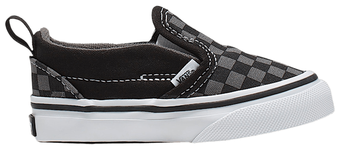 Vans Classic Slip On V Toddler Black Pewter Grey