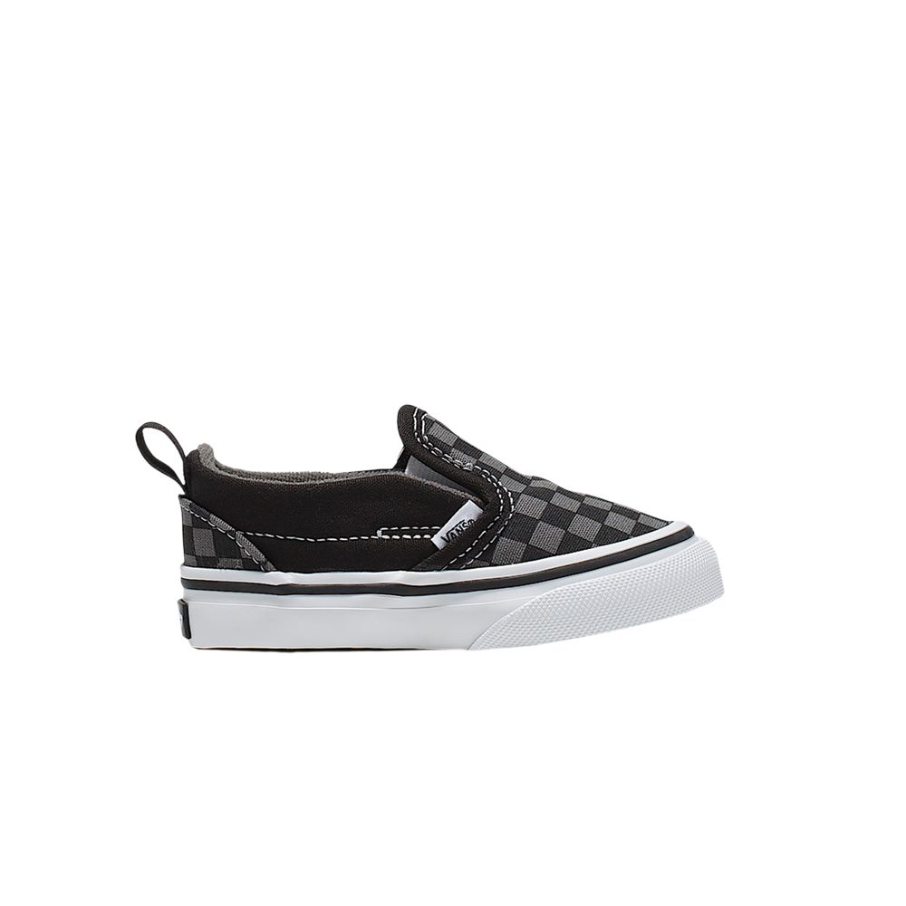 Pre-owned Vans Classic Slip-on V Toddler 'black Pewter Grey' | Infant Size 6
