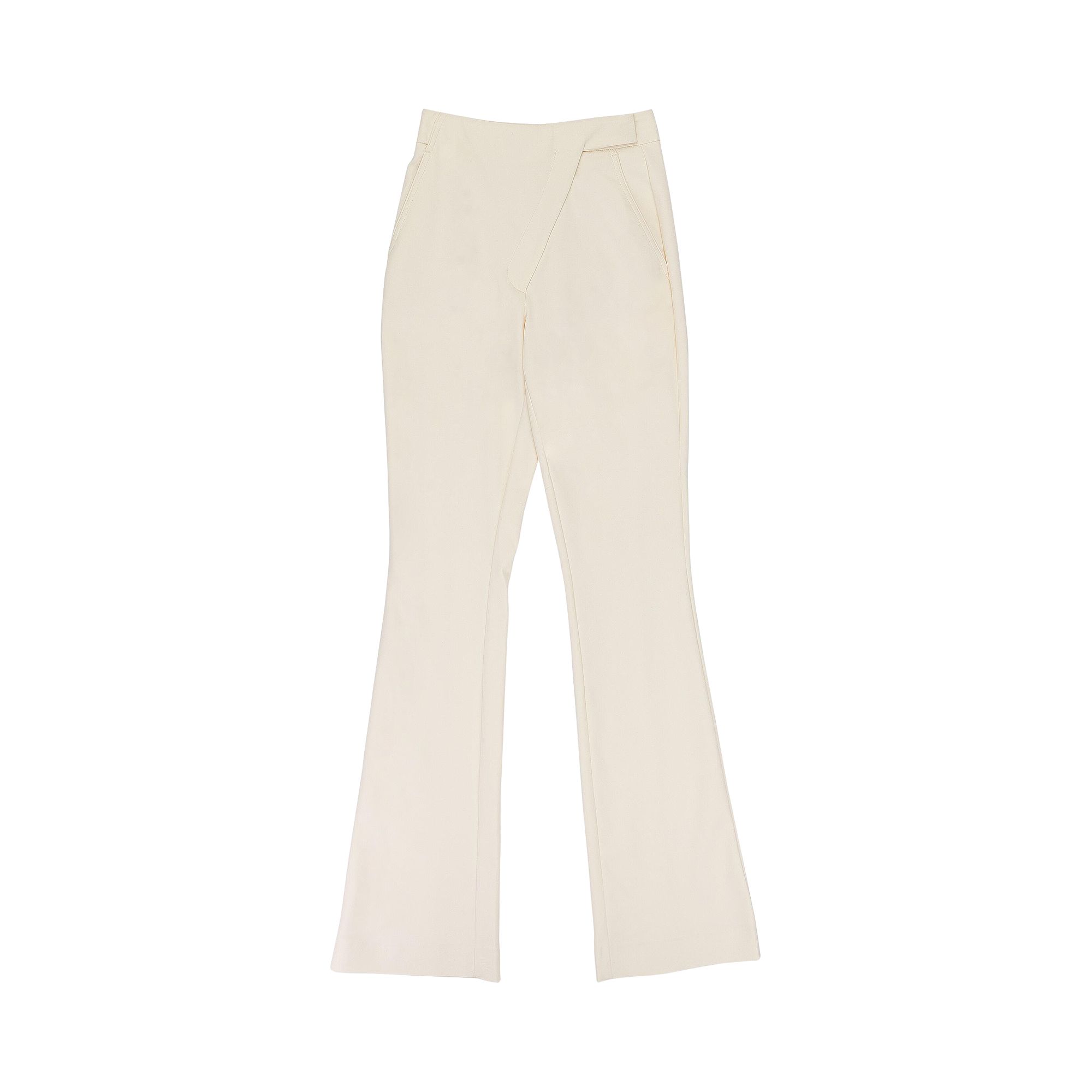 Pre-owned Coperni Stretch Tailored Trousers 'white' | Women's Size 40