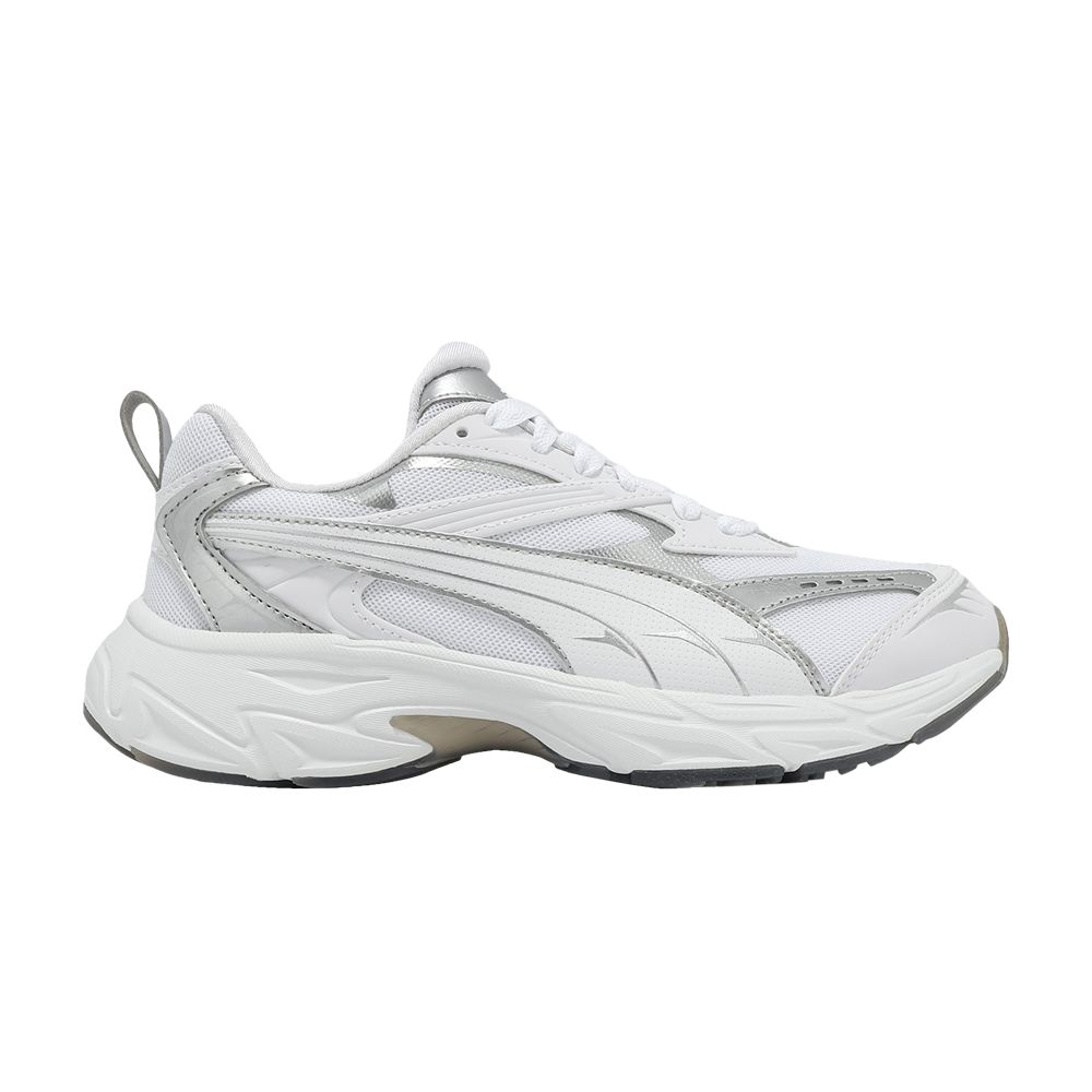 Pre-owned Puma Wmns Morphic 'astro Escape - White Silver' | Women's Size 7