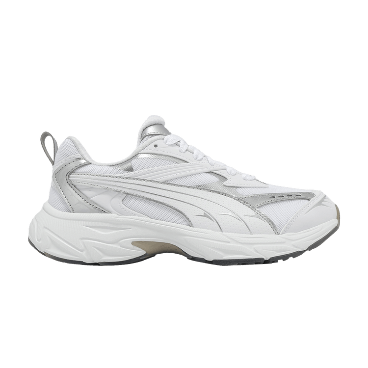 スニーカー ^PUMA^ Puma Morphic Astro Escape Wns White Silver 40131301 4 Puma Morphic AstroEscape WMNS White / Silver - Apr 2025