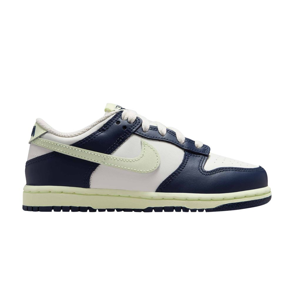 Pre-owned Nike Dunk Low Ps 'midnight Navy Volt Tint' | Blue | Kid's Size 2