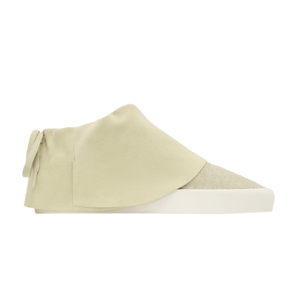 fear of god moccasin on feet