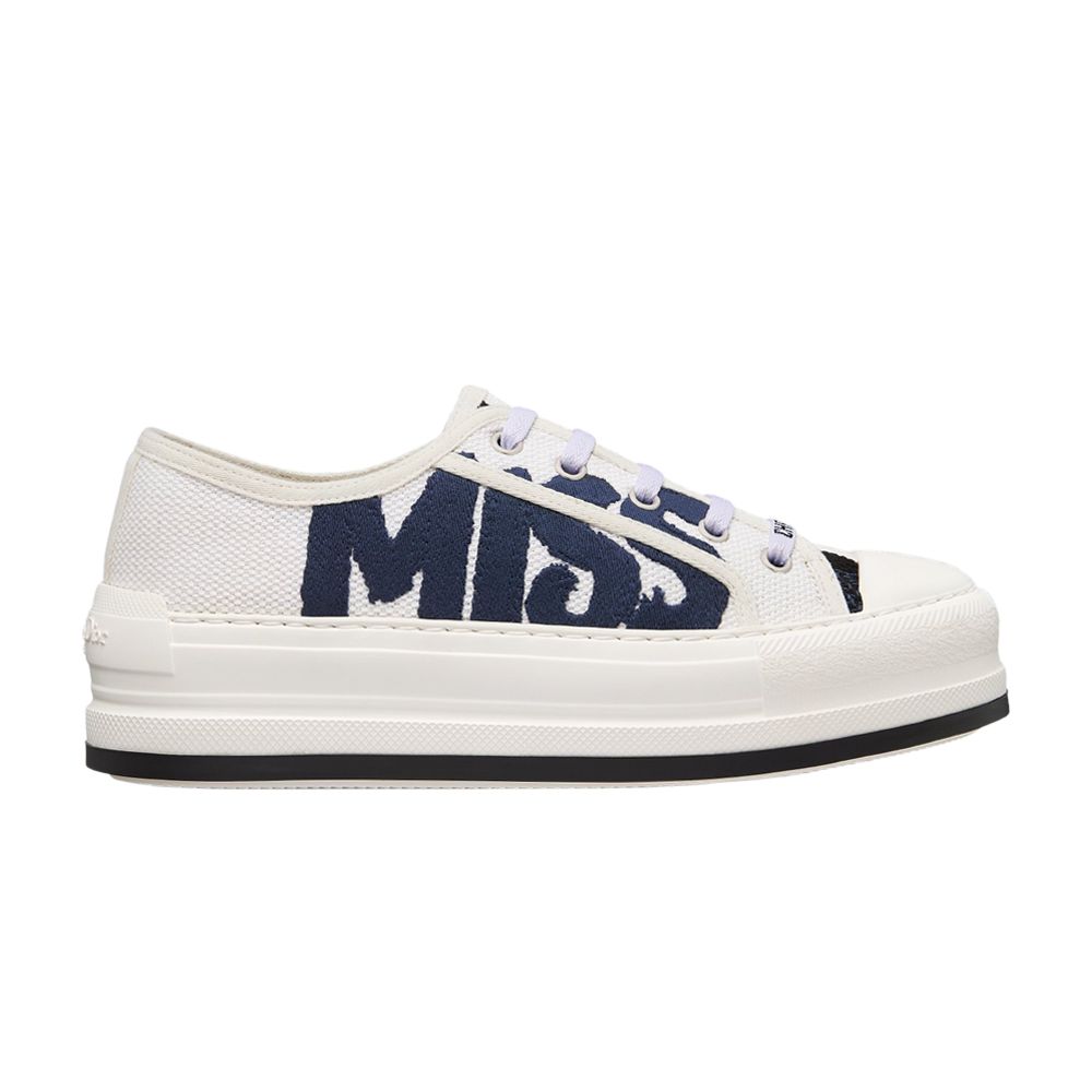 Pre-owned Dior Wmns Walk'n' Platform 'white Deep Blue' | Women's Size 36
