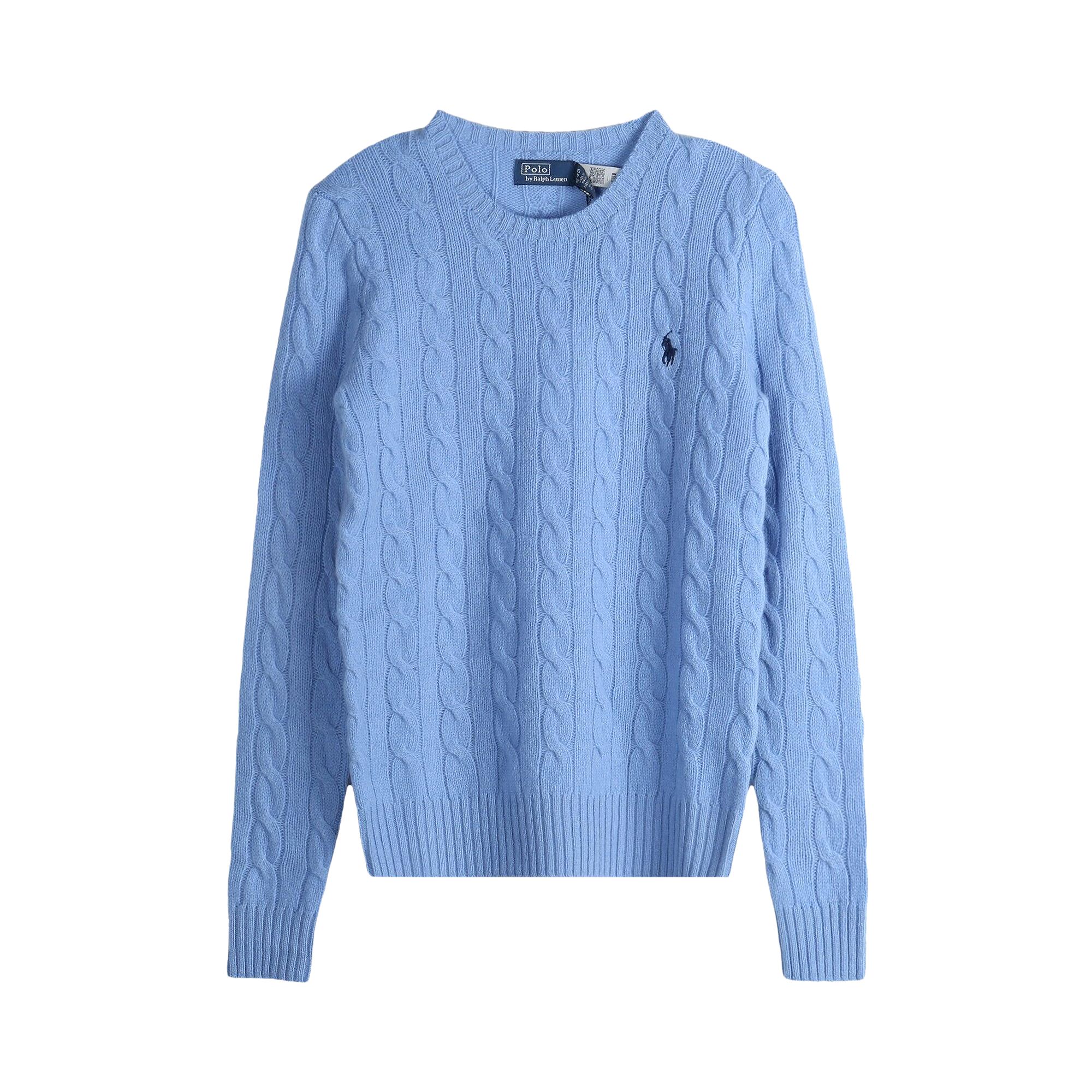 Pre-owned Polo Ralph Lauren Long-sleeve Pullover 'new Litchfield Blue' | Women's Size L