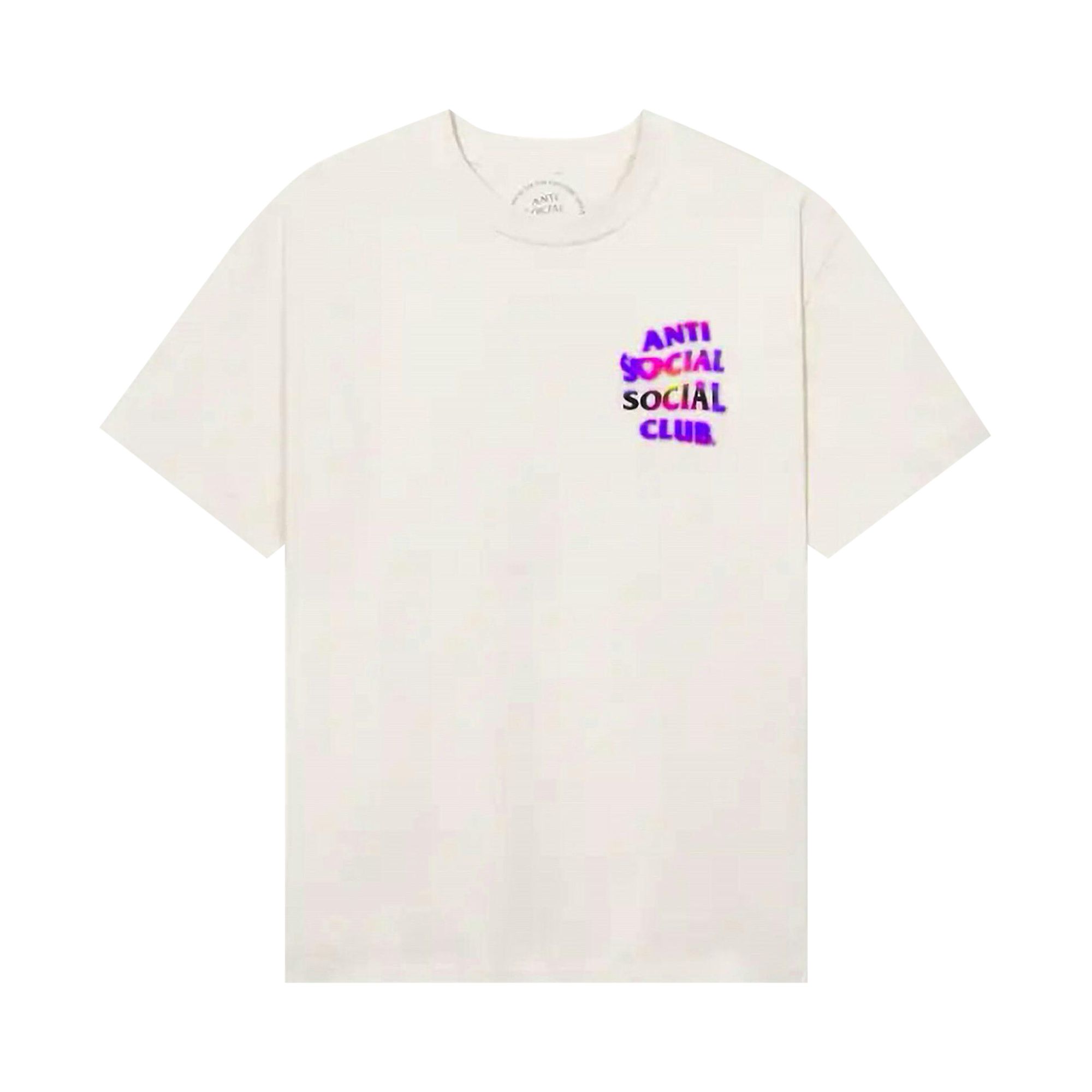 Pre-owned Anti Social Social Club Lava Tee 'natural' | Cream | Men's Size Xl In White