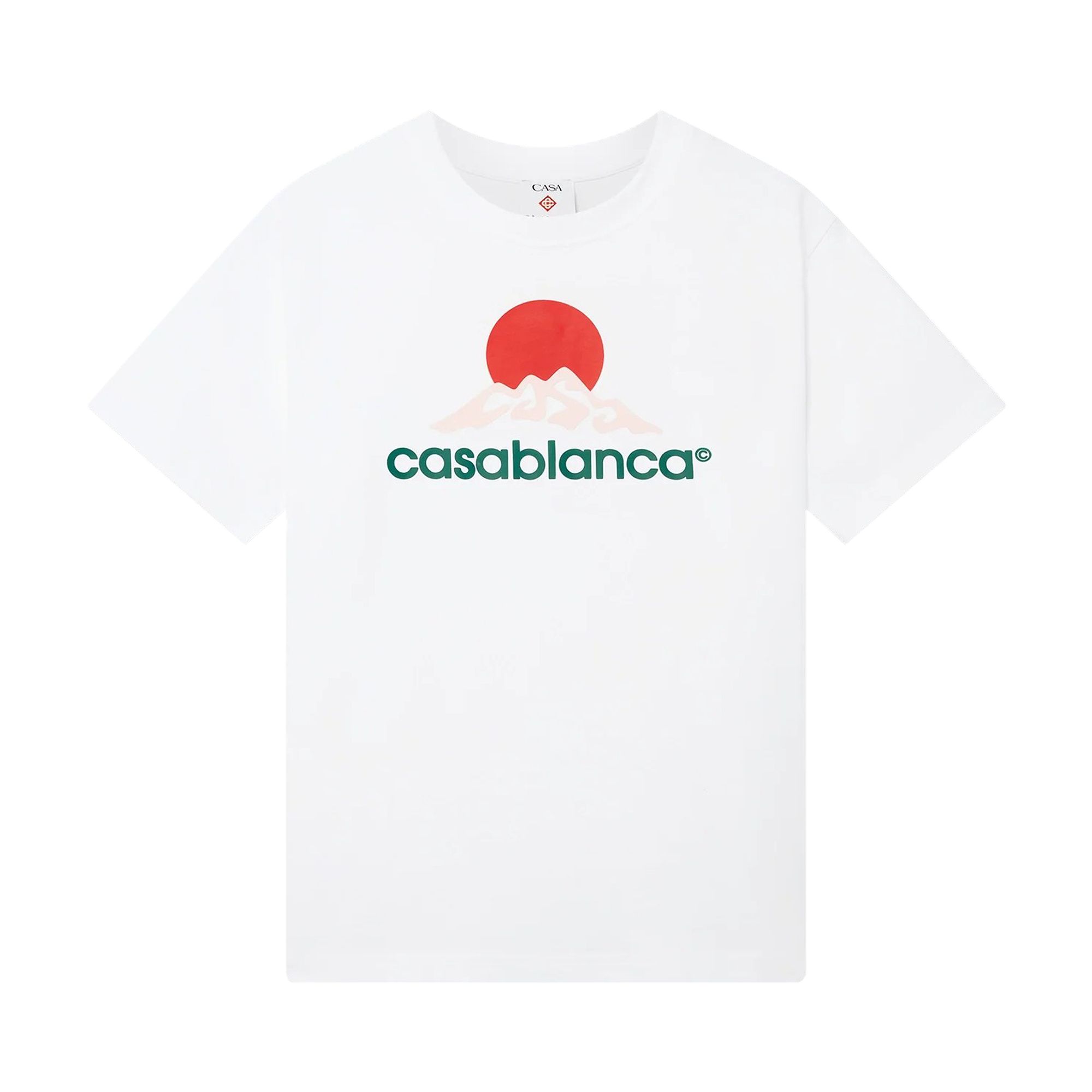 Pre-owned Casablanca Montagne Printed T-shirt 'white' | Men's Size L