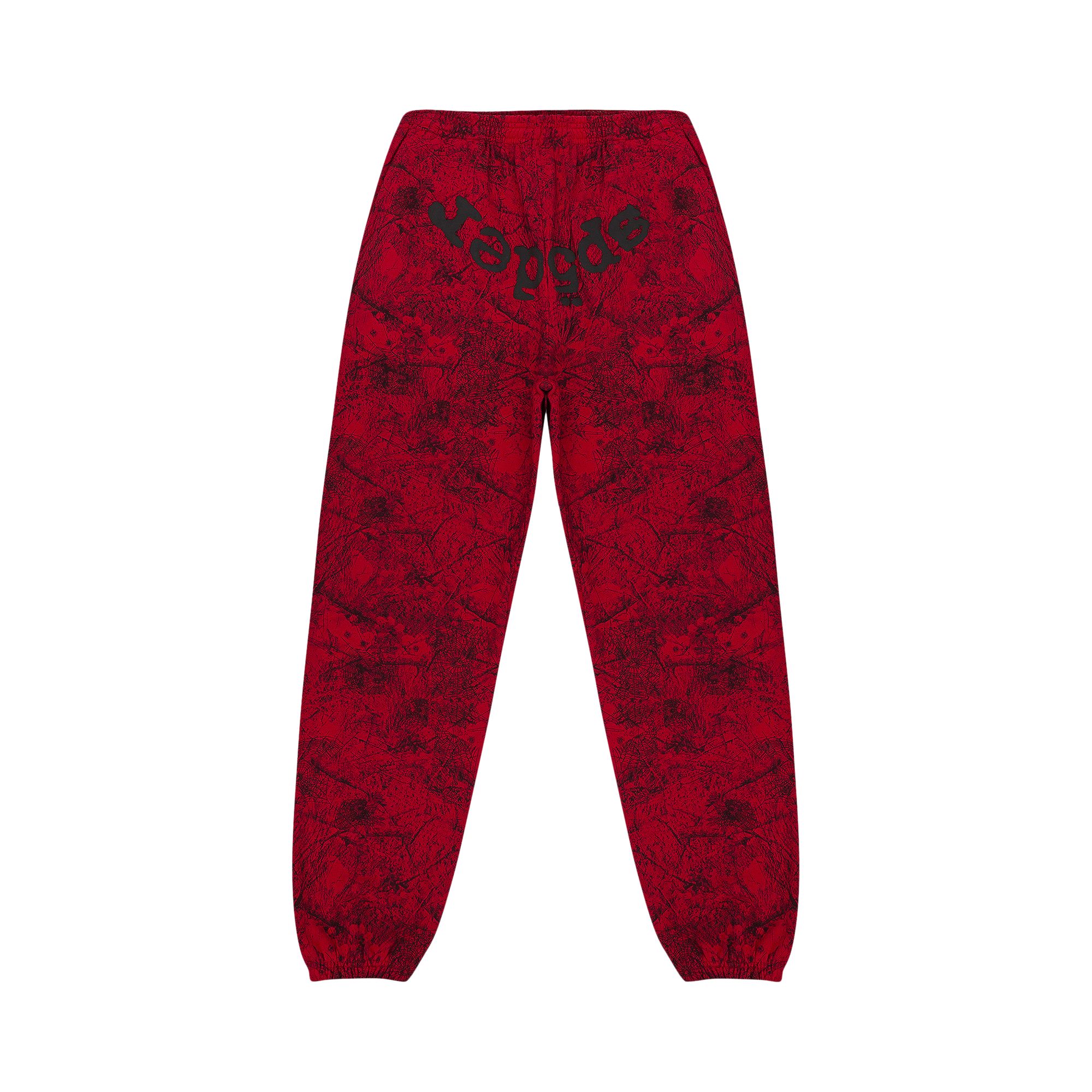 Pre-owned Sp5der Og Tree Camo Sweatpant 'red' | Men's Size S