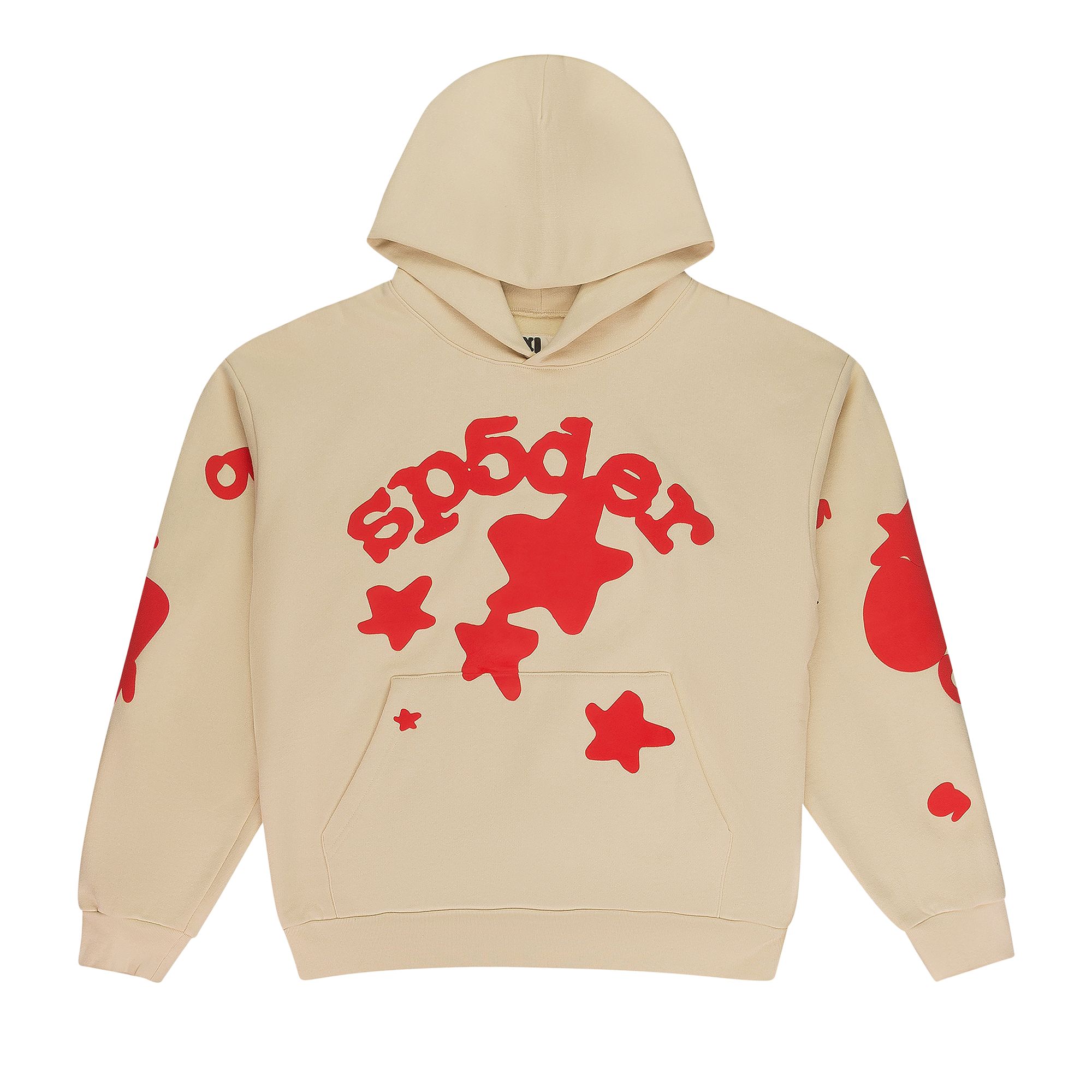 Pre-owned Sp5der Beluga Hoodie 'cream' | Men's Size S In White