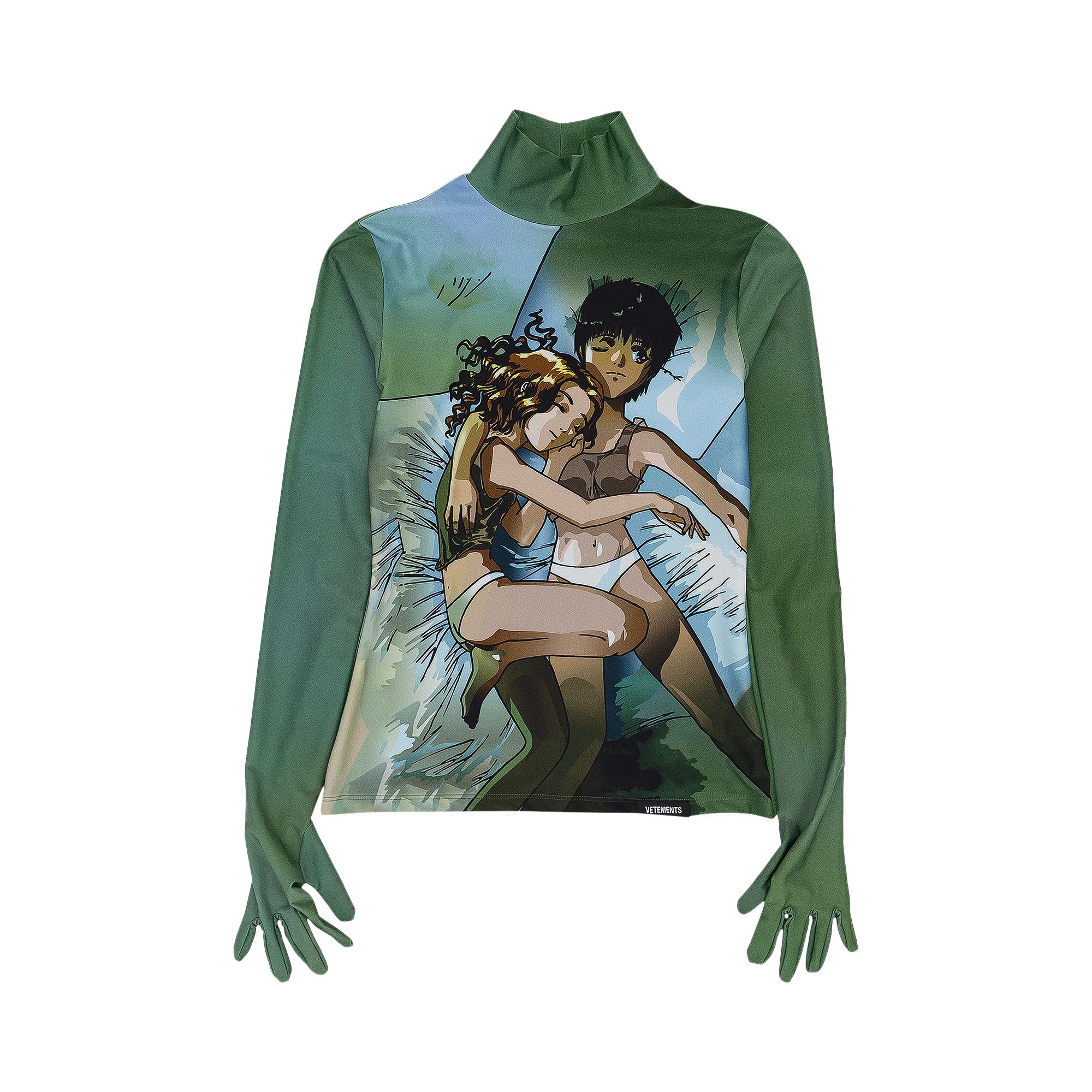 Pre-owned Vetements Anime Mini Dress 'green' | Men's Size M