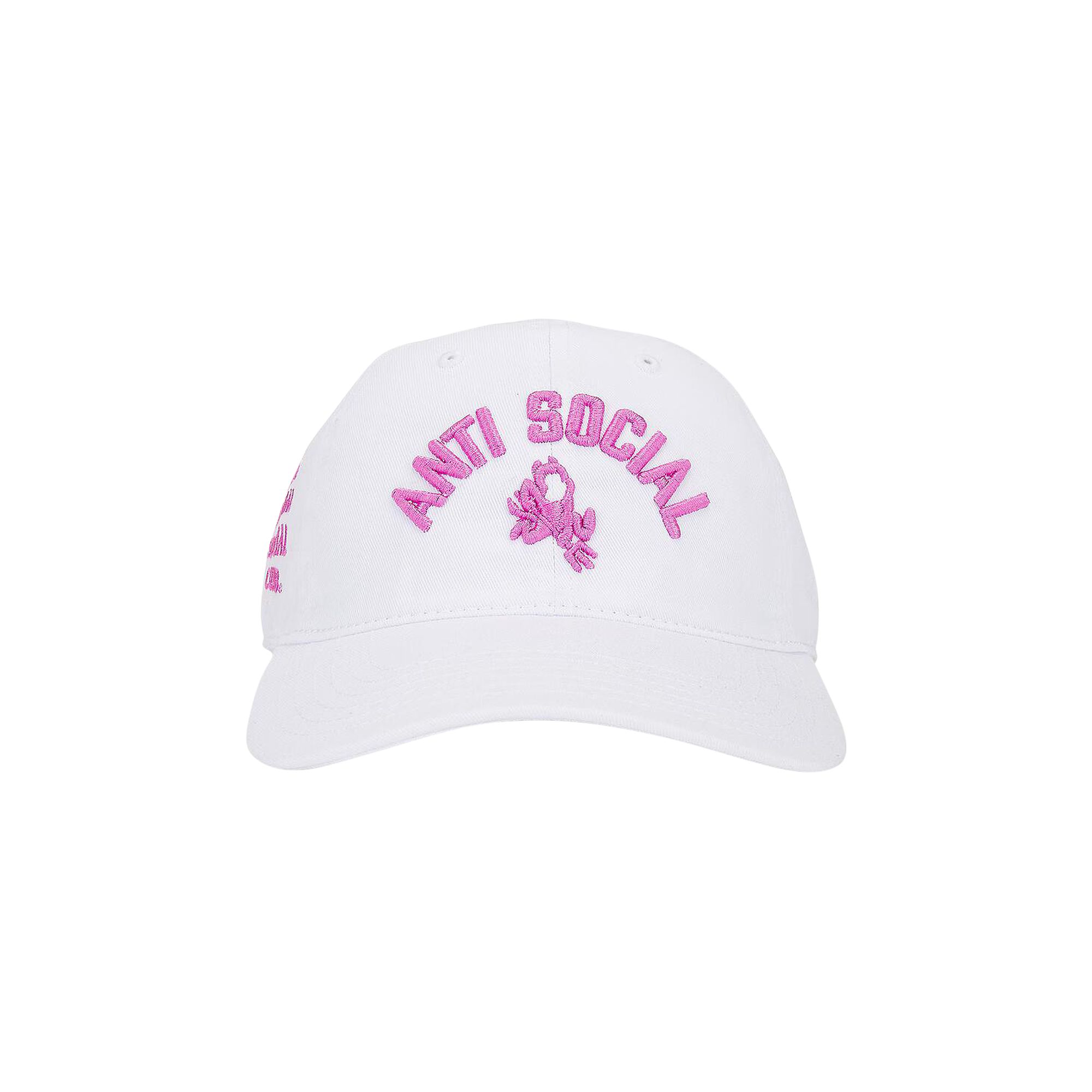 Pre-owned Anti Social Social Club Devil Cap 'white' | Men's Size Onesize
