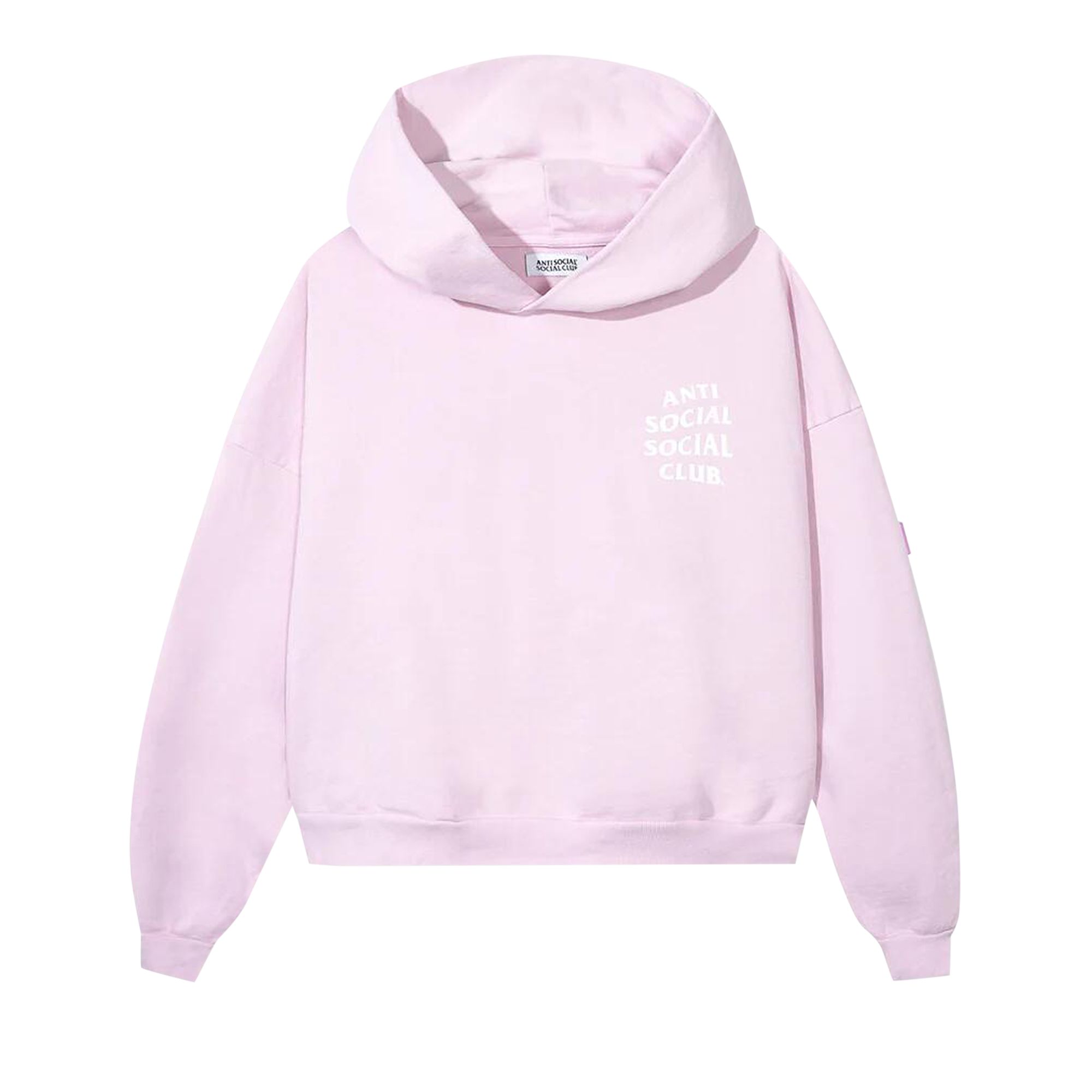 Pre-owned Anti Social Social Club Cozy Hoodie 'pale Pink' | Men's Size Xl