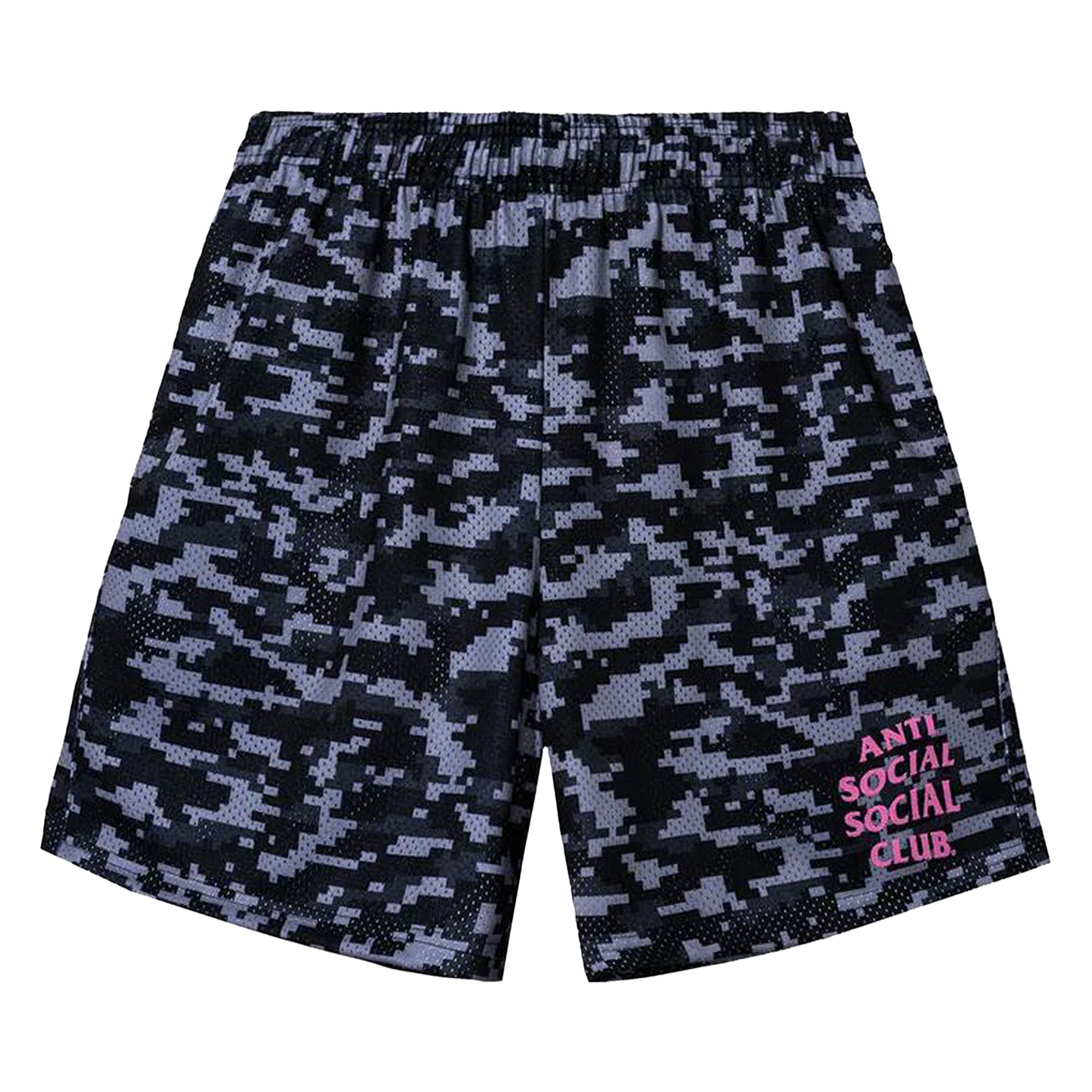 Pre-owned Anti Social Social Club Pixel Camo Shorts 'black' | Men's Size S