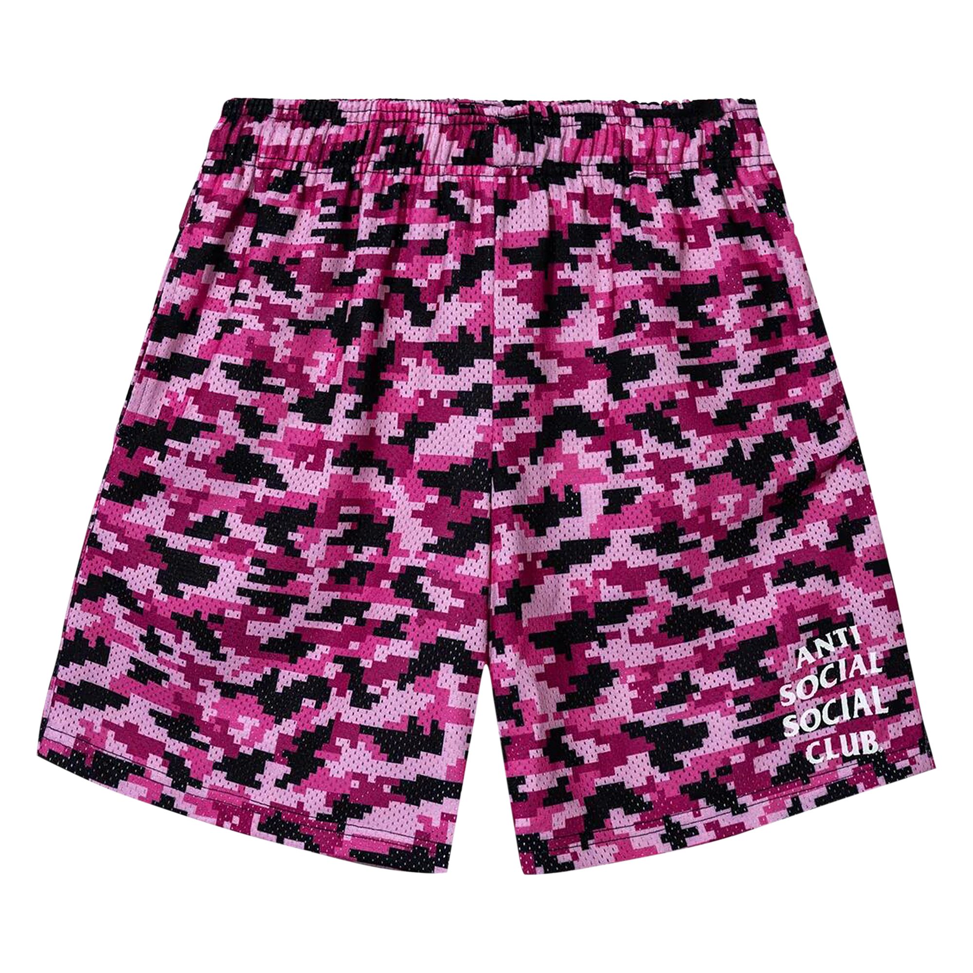 Pre-owned Anti Social Social Club Pixel Camo Shorts 'pink' | Men's Size M