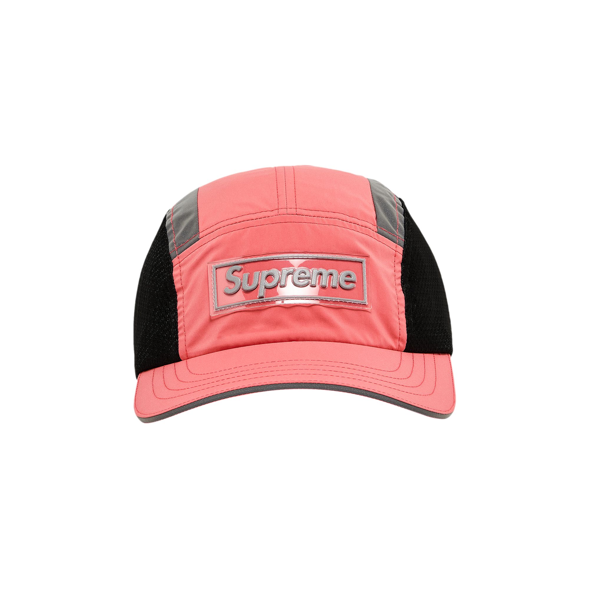 Pre-owned Supreme Side Mesh Camp Cap 'coral' | Pink | Men's Size Onesize