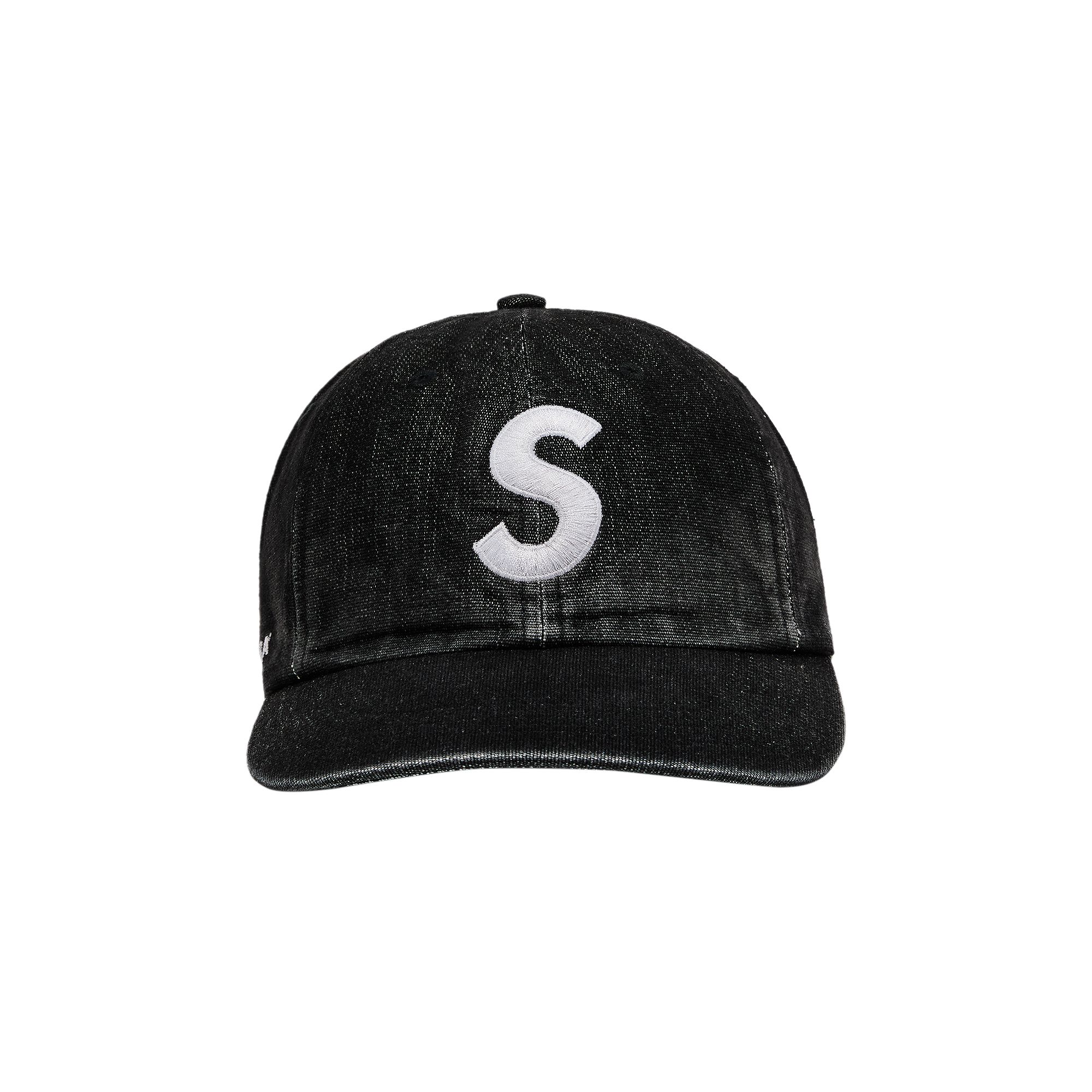 Pre-owned Supreme Cordura Denim S Logo 6-panel 'black' | Men's Size Onesize