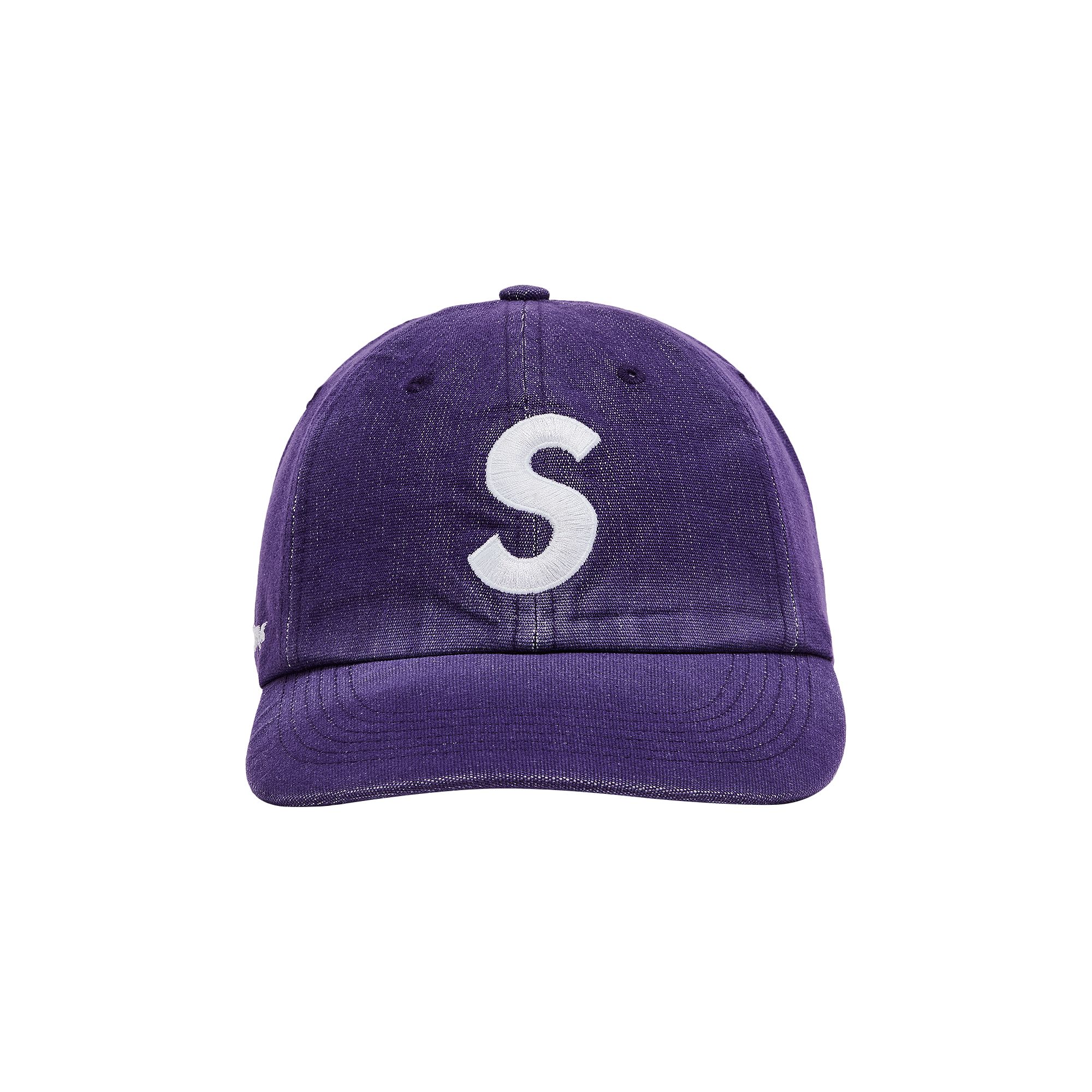 Pre-owned Supreme Cordura Denim S Logo 6-panel 'purple' | Men's Size Onesize