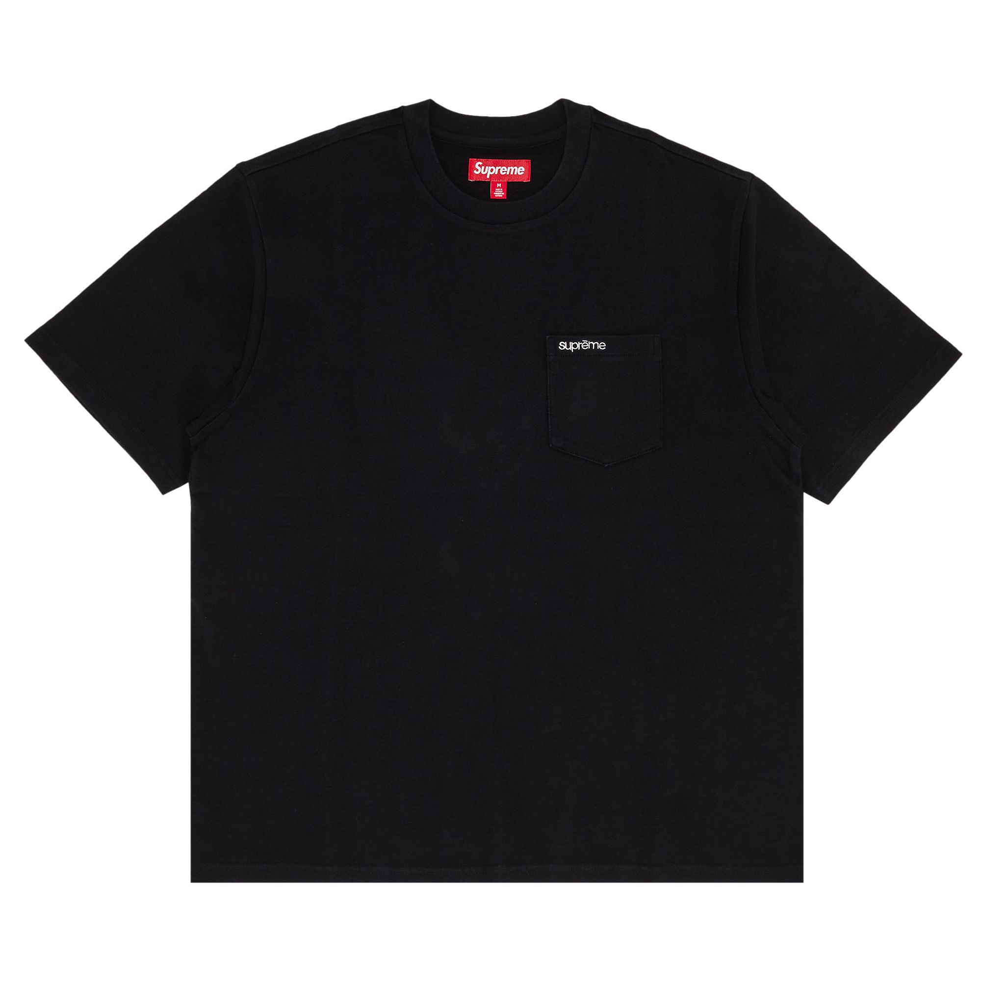 Pre-owned Supreme Short-sleeve Pocket Tee 'black' | Men's Size Xxl