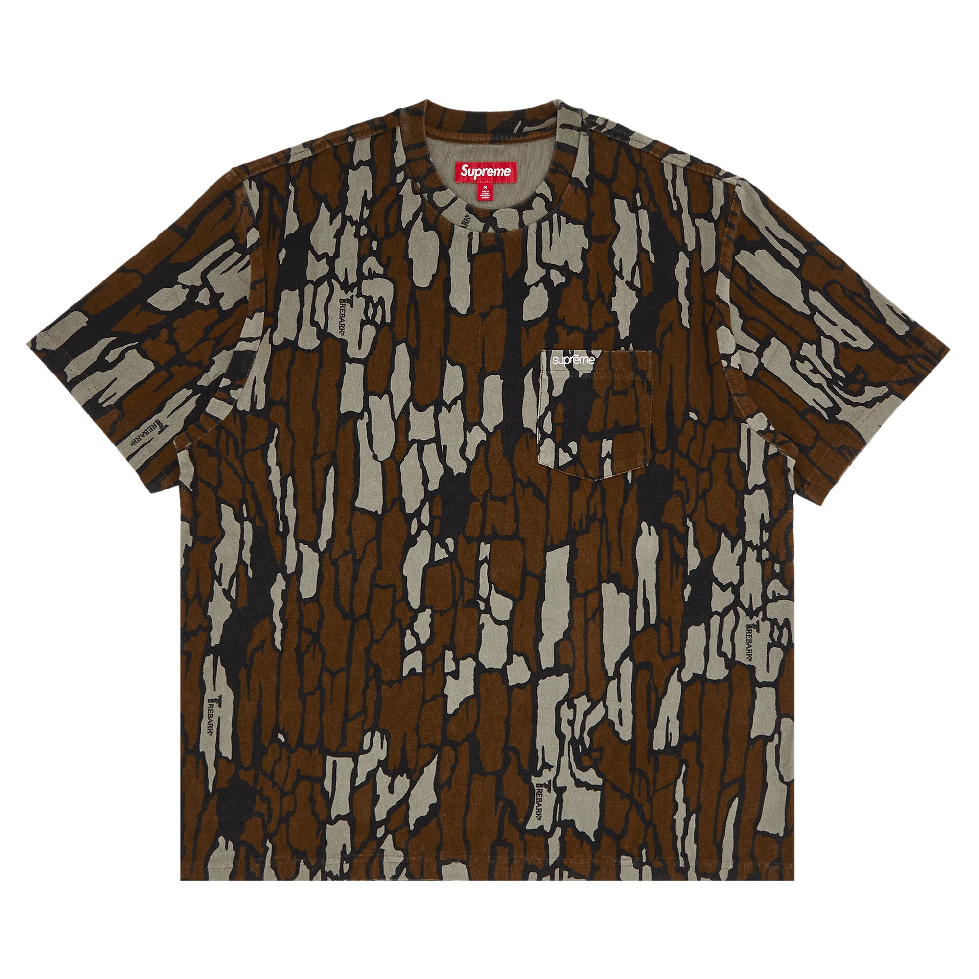 Pre-owned Supreme Short-sleeve Pocket Tee 'mossy Oak Trebark Camo' | Multi-color | Men's Size Xxl