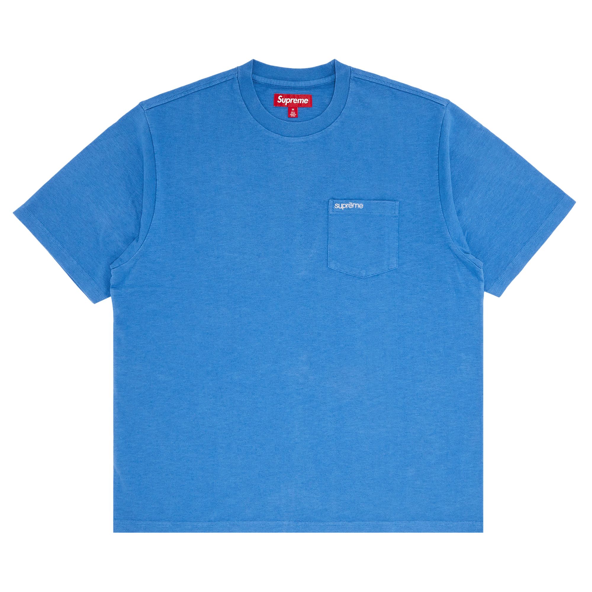 Pre-owned Supreme Short-sleeve Pocket Tee 'pale Royal' | Blue | Men's Size Xl