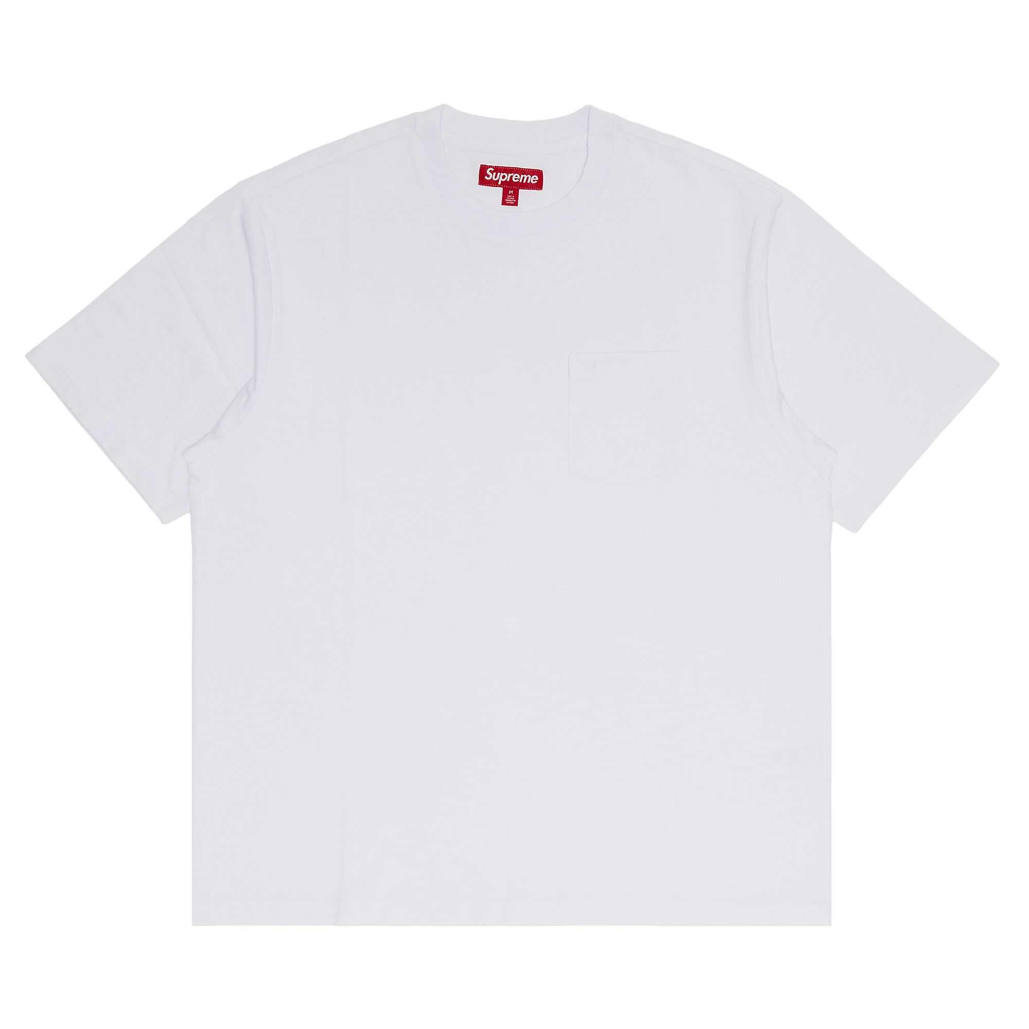Pre-owned Supreme Short-sleeve Pocket Tee 'white' | Men's Size Xxl