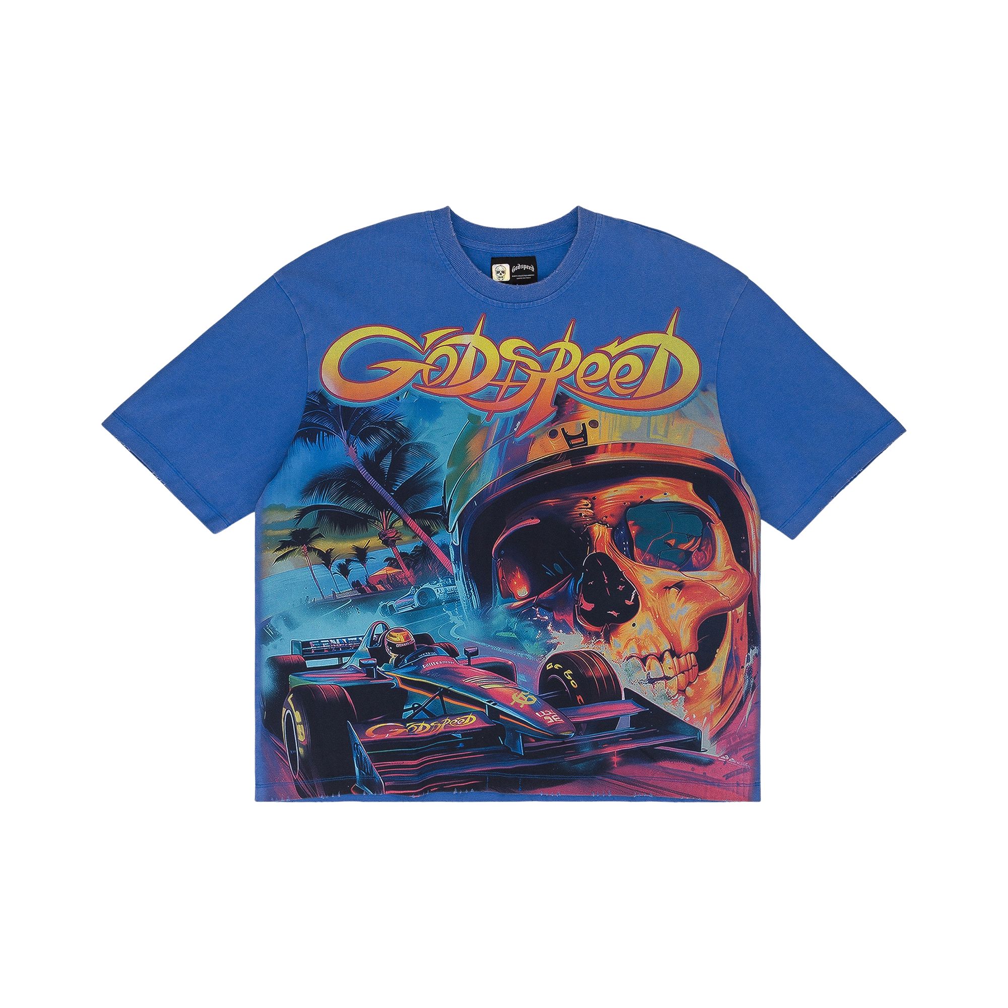 Pre-owned Godspeed F1 Dreams T-shirt 'royal Blue' | Men's Size Xl