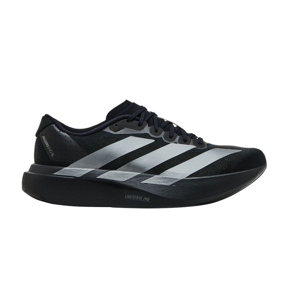 Pre-owned Adidas Originals Adidas Wmns Adizero Evo Sl 'black Iron Metallic' | Women's Size 8.5