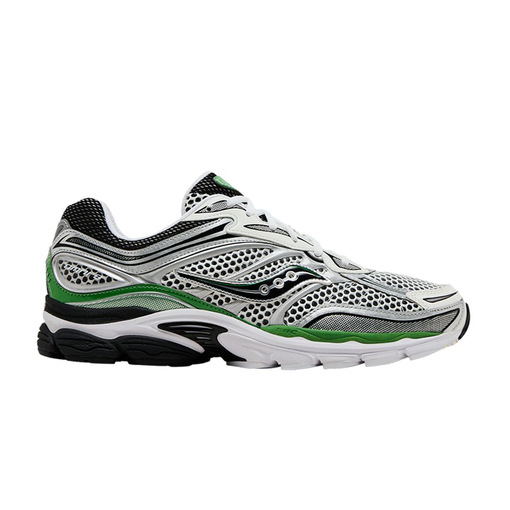 Pre-owned Saucony Progrid Omni 9 Kdz Big Kid 'silver Green' | Kid's Size 5.5