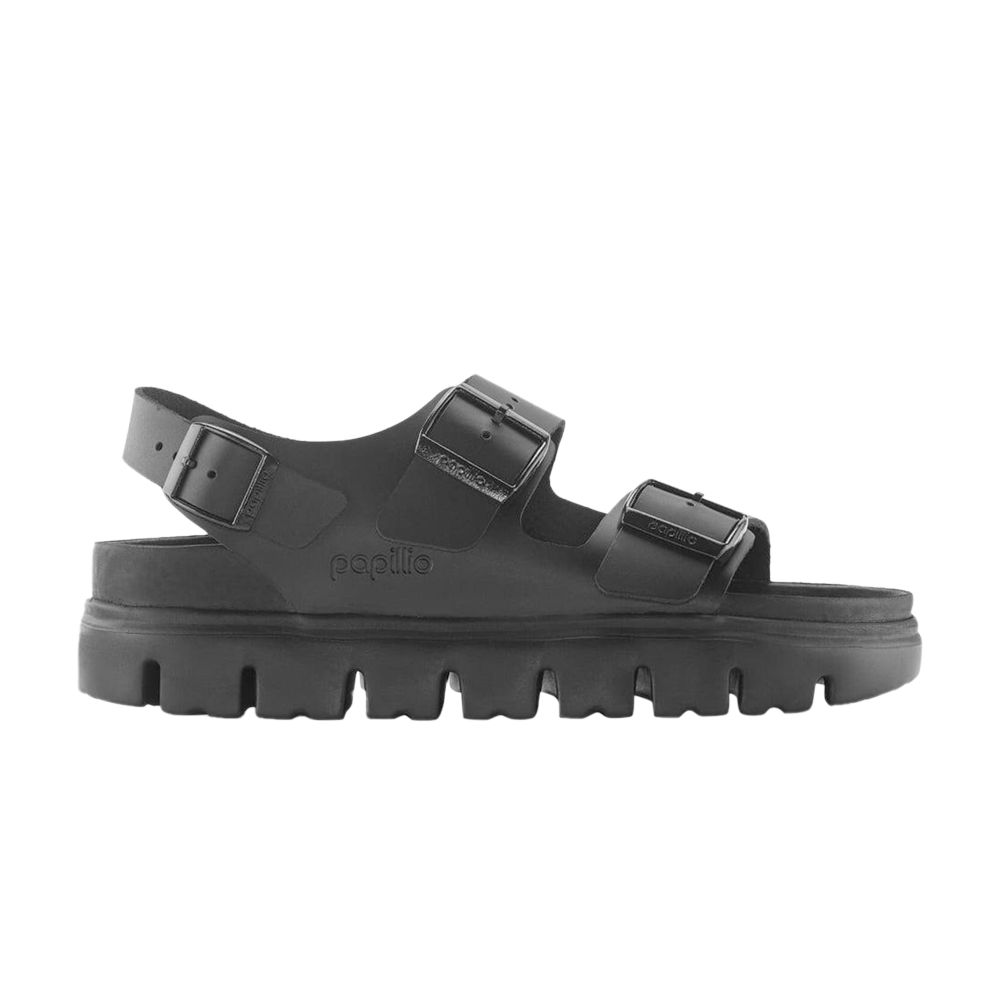 Pre-owned Birkenstock Wmns Milano Chunky Leather 'black' | Women's Size 37