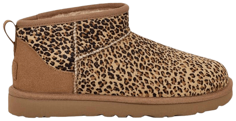 UGG Wmns Classic Ultra Mini Speckles Boot Leopard Print