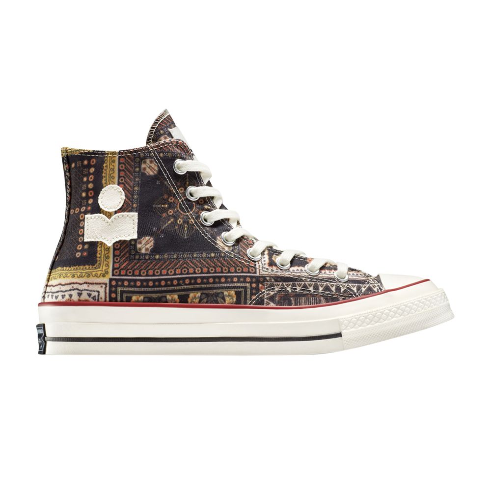 Pre-owned Converse Isabel Marant X Wmns Chuck 70 High 'black Bandana Scarf' | Women's Size 7