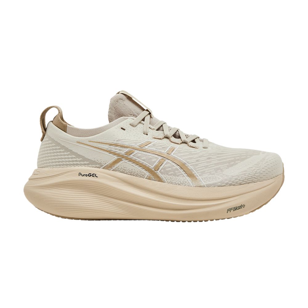 ASICS Gel Nimbus 27 'Birch' | Cream | Men's Size 12 - 1011C096-200