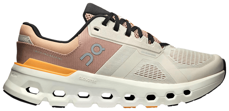 ON Wmns Cloudrunner 2 Wide Pearl Tangerine