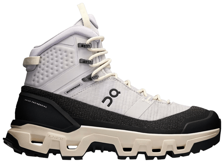 ON Wmns Cloudrock Trek Waterproof Silver Cream