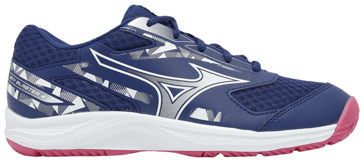 Mizuno Sky Blaster 4 Wide Navy Raspberry Rose