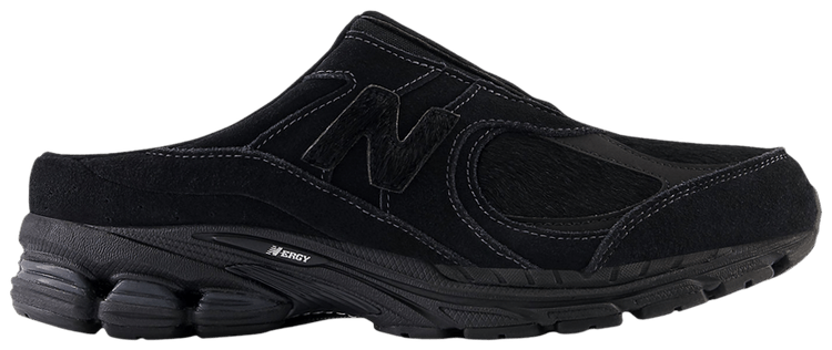 New Balance 2002R Mule Triple Black