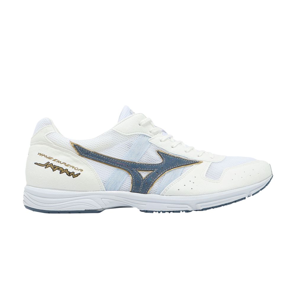 Pre-owned Mizuno Wave Emperor Japan 4 'white Navy' | Men's Size 9.5