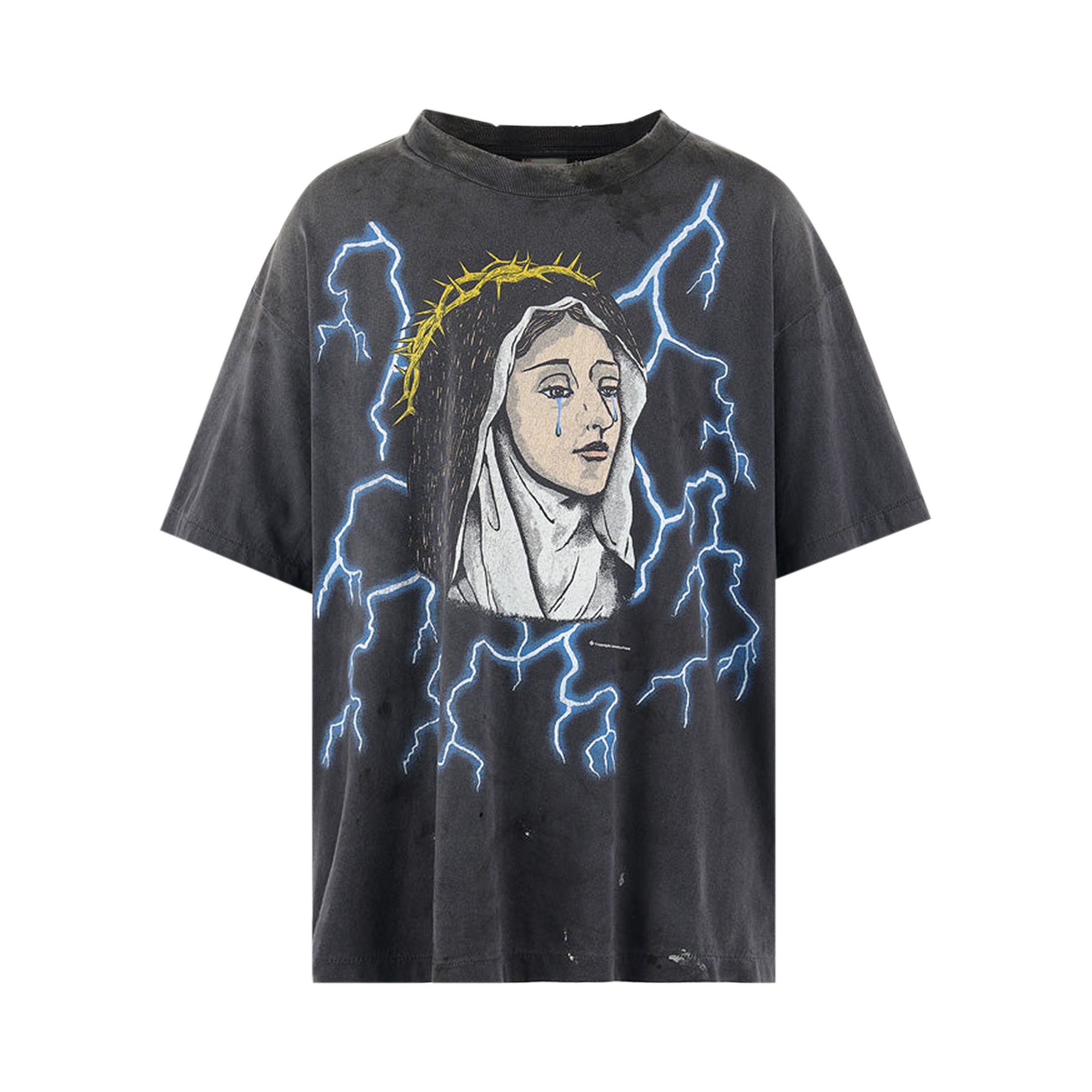 Pre-owned Saint Mxxxxxx Maria Short-sleeve Tee 'black' | Men's Size L
