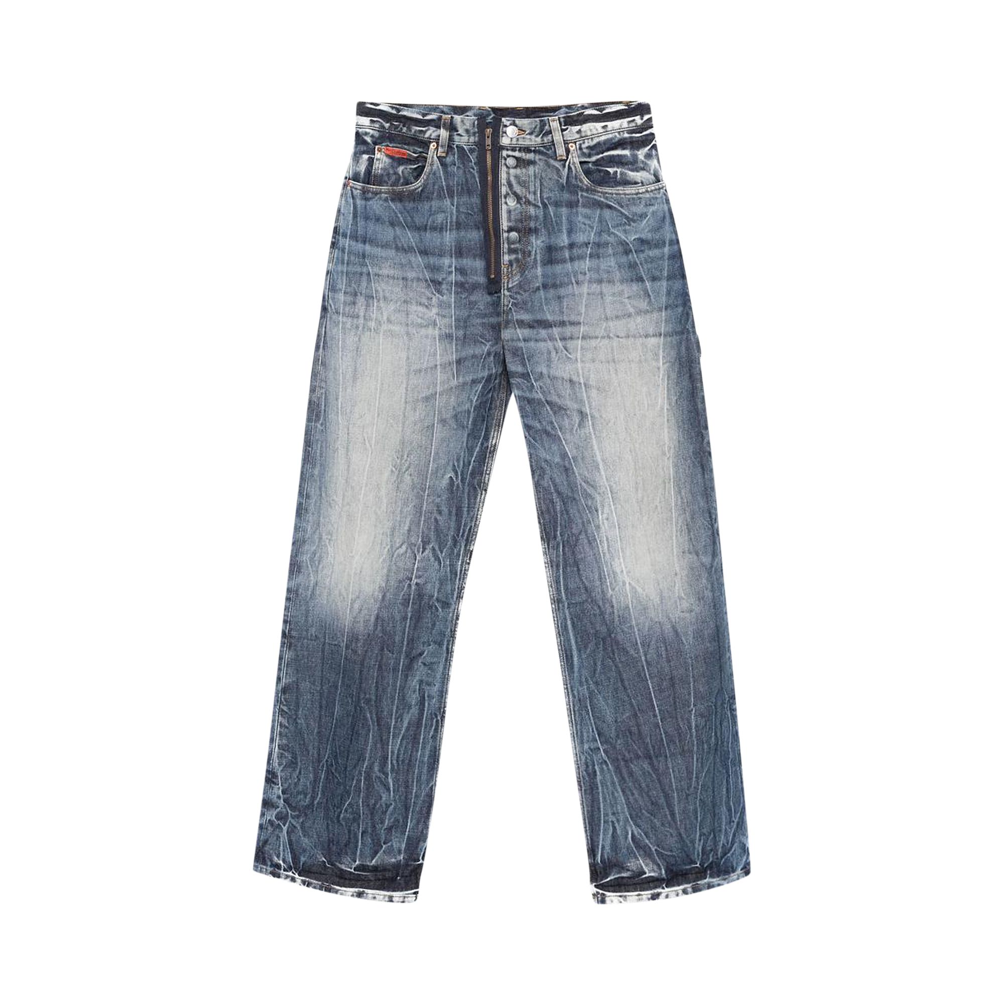 Pre-owned Martine Rose Casual Jean 'blue Acid' | Men's Size L