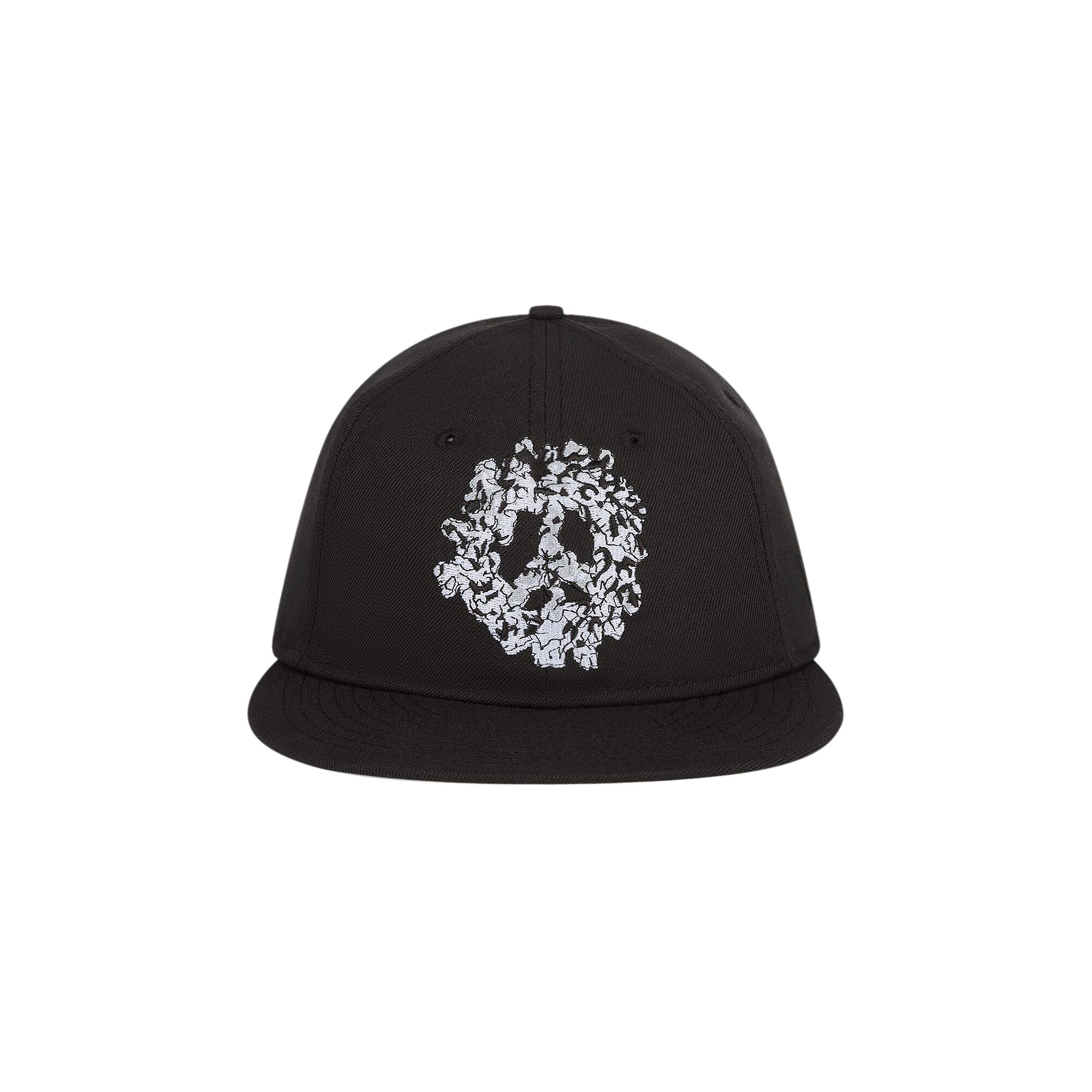 Pre-owned Denim Tears Peace Wreath Snapback Cap 'black' | Men's Size Onesize
