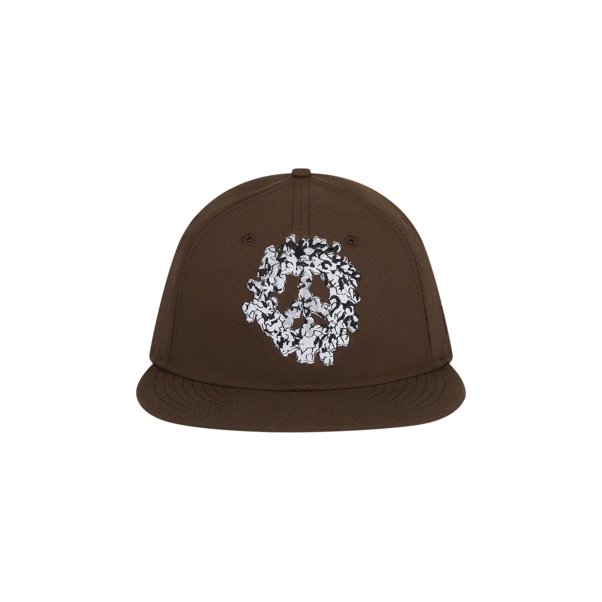 Pre-owned Denim Tears Peace Wreath Snapback Cap 'brown' | Men's Size Onesize