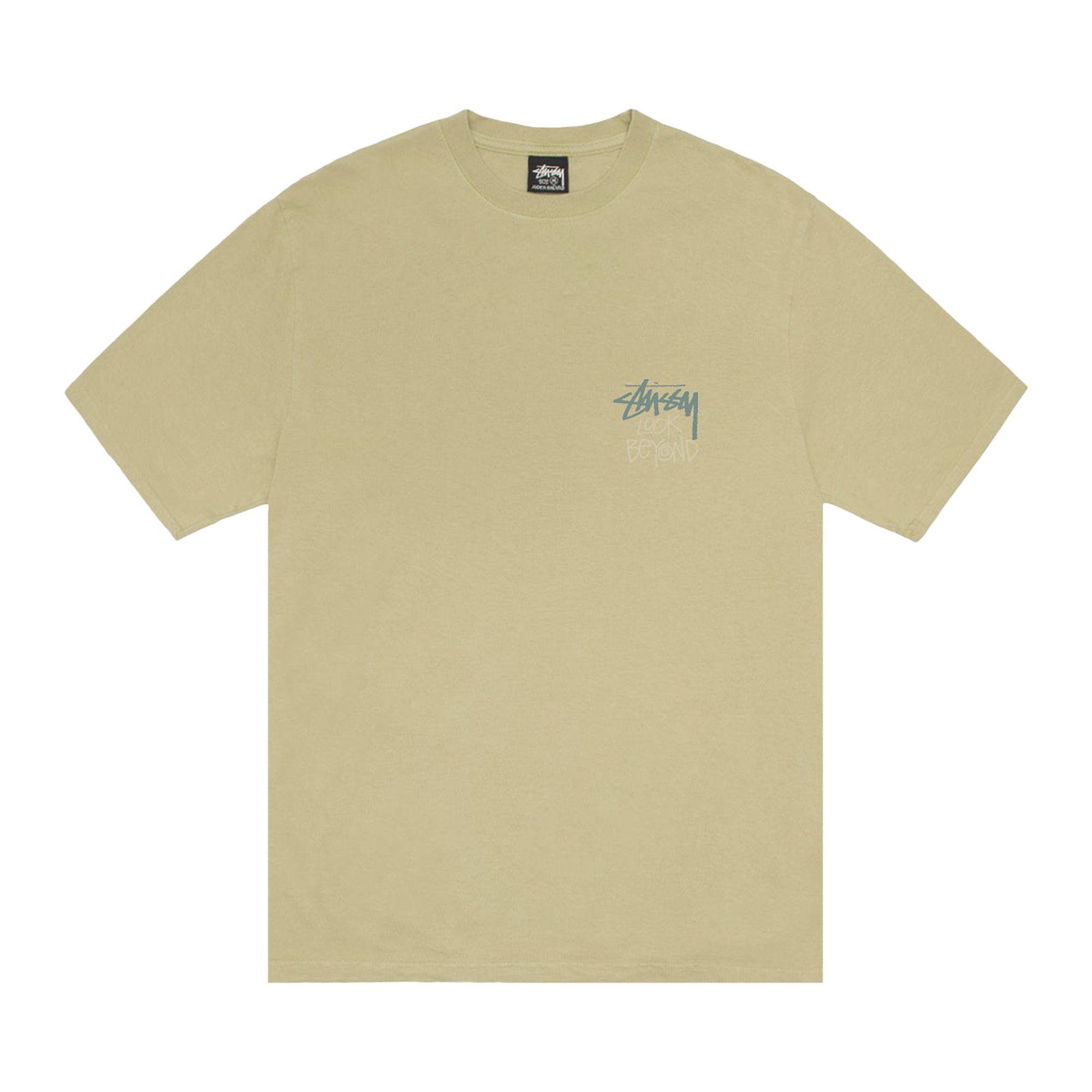 Pre-owned Stussy Look Beyond Tee Pigment Dyed 'elm' | Tan | Men's Size M In Brown