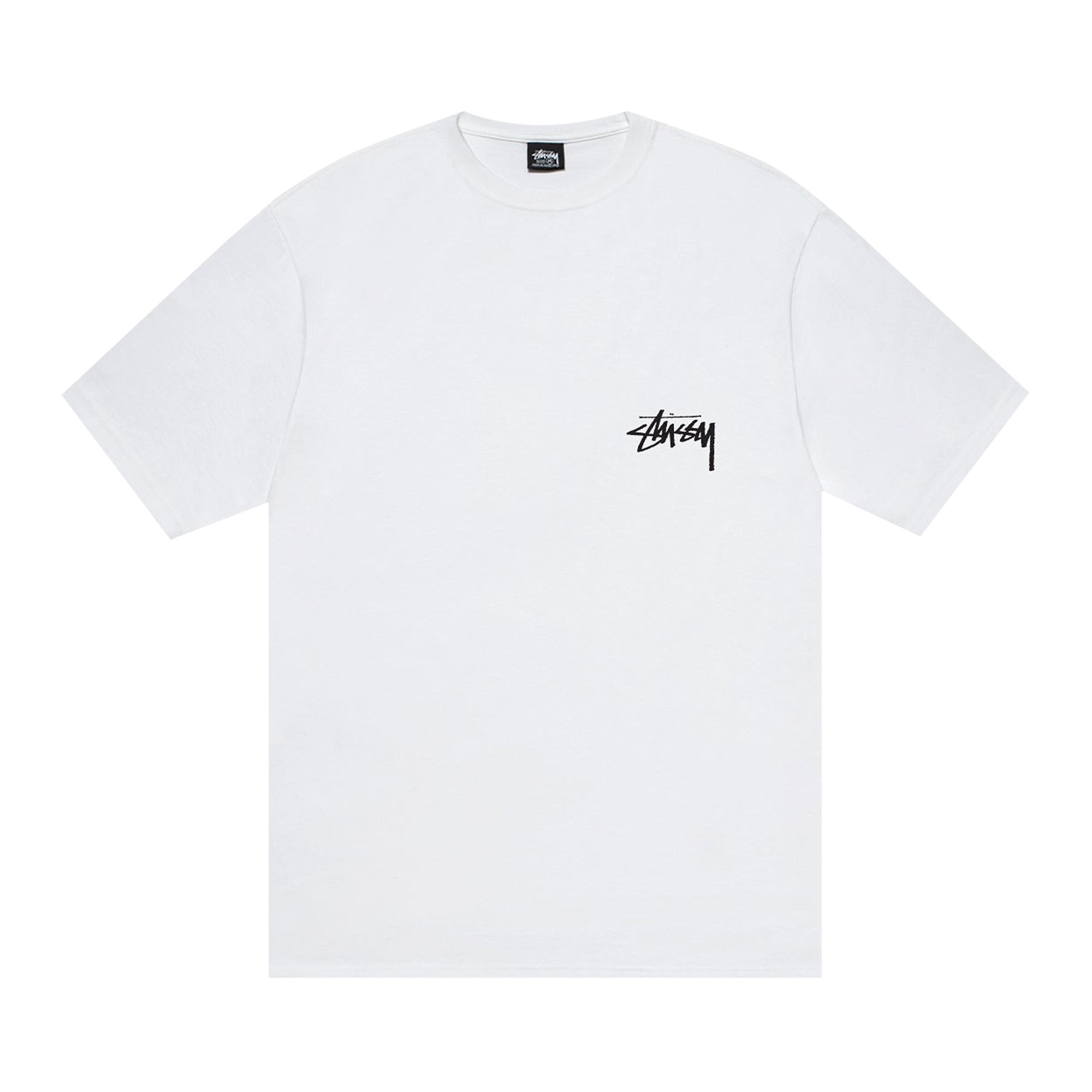 Pre-owned Stussy Stock Dog Tee 'white' | Men's Size Xl