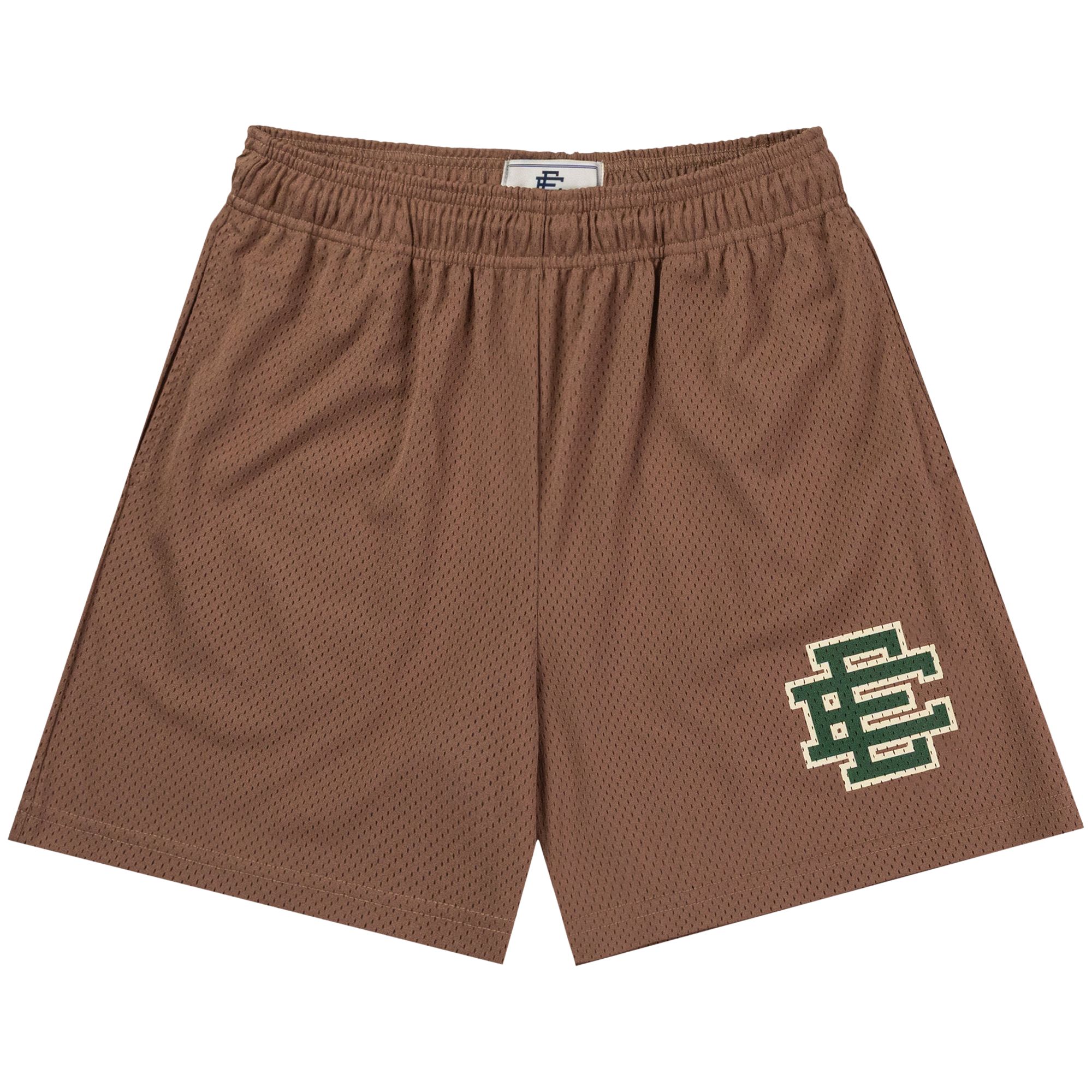 Pre-owned Eric Emanuel Ee Basic Short 'woodsmoke' | Brown | Men's Size L