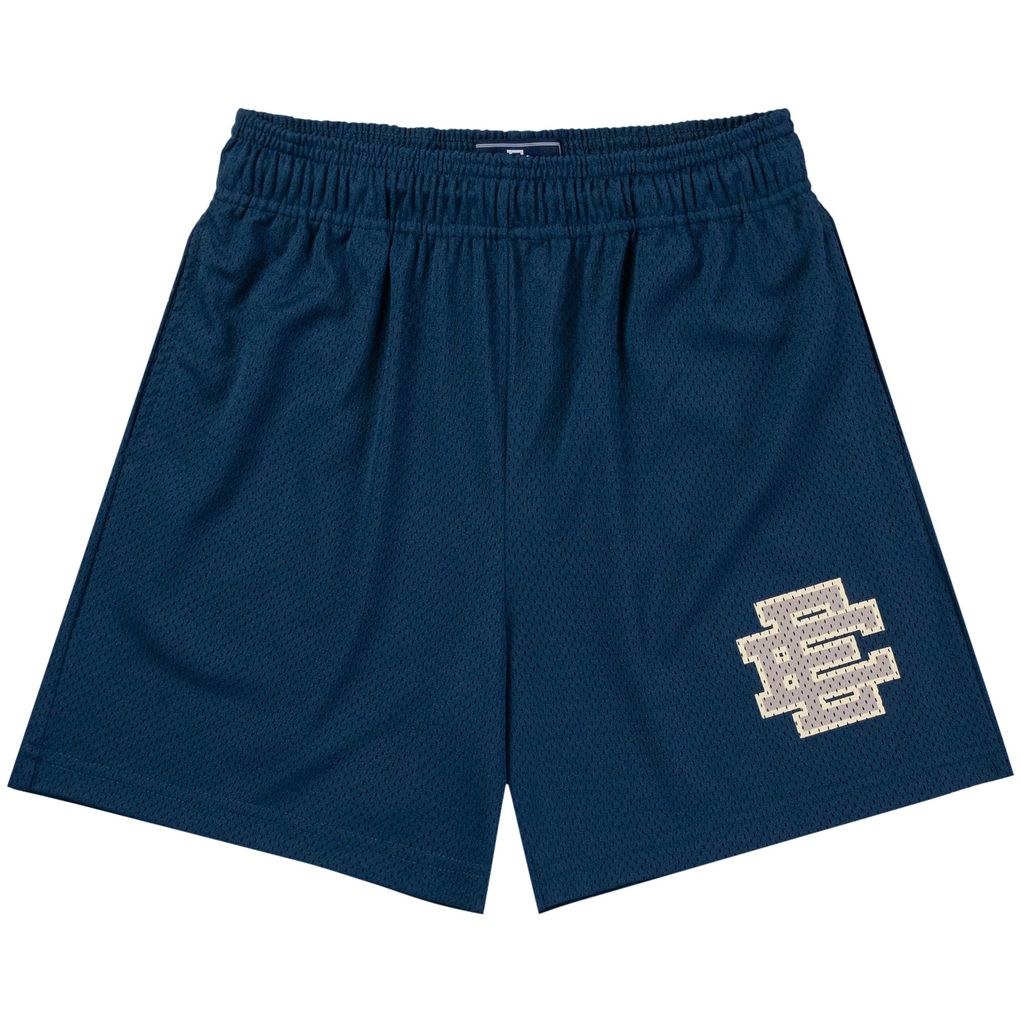Pre-owned Eric Emanuel Ee Basic Short 'dark Denim' | Blue | Men's Size L