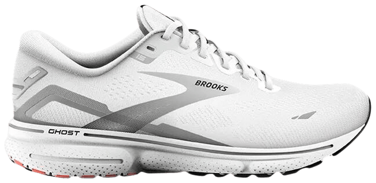 Brooks Ghost 15 White Black Flame