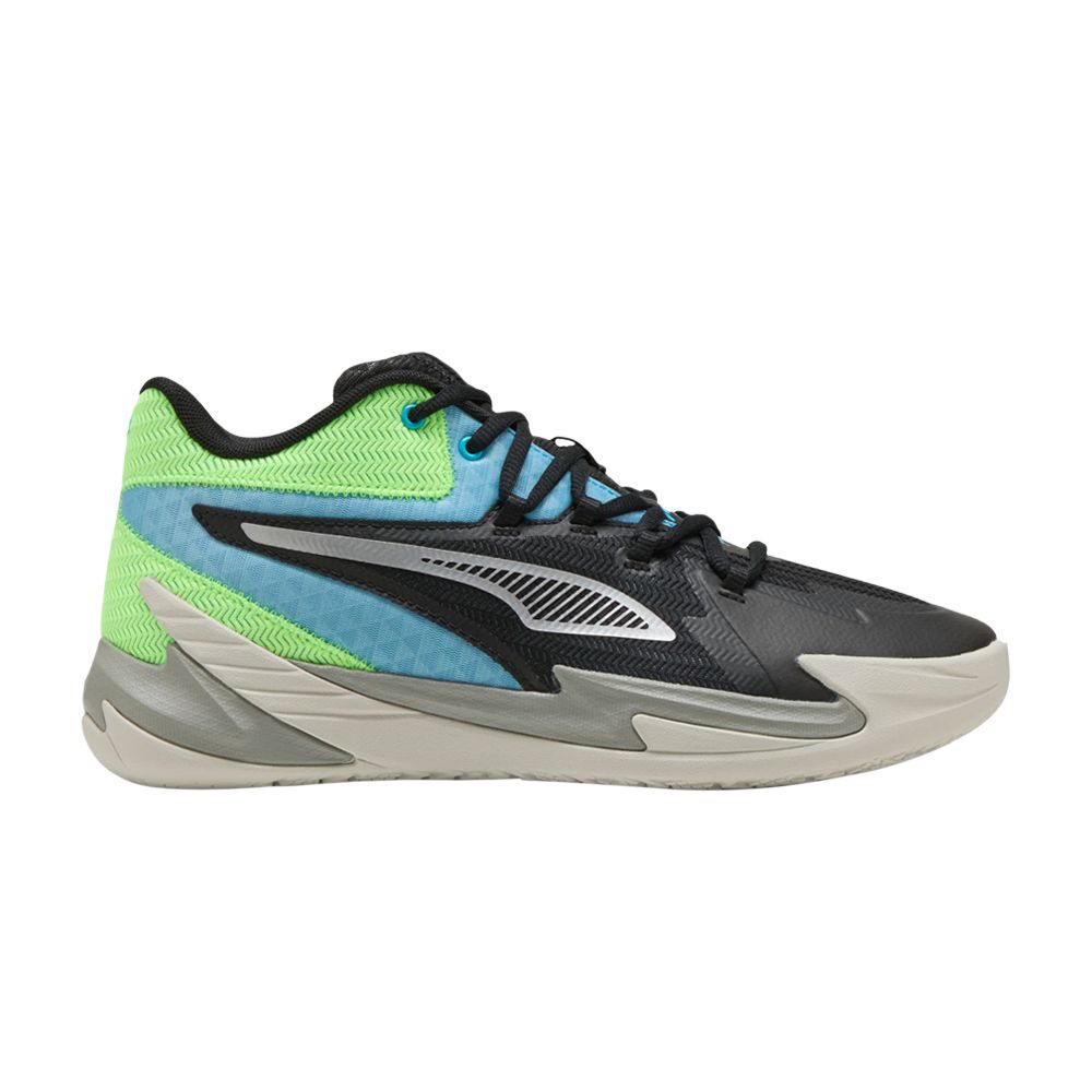 Puma Dagger 'Black Bright Aqua Green Glare' | Men's Size 8.5 - 311353-09