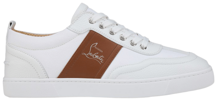 Christian Louboutin Retero Flat White Brown