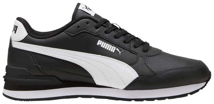 Puma ST Runner v4 Leather Black White